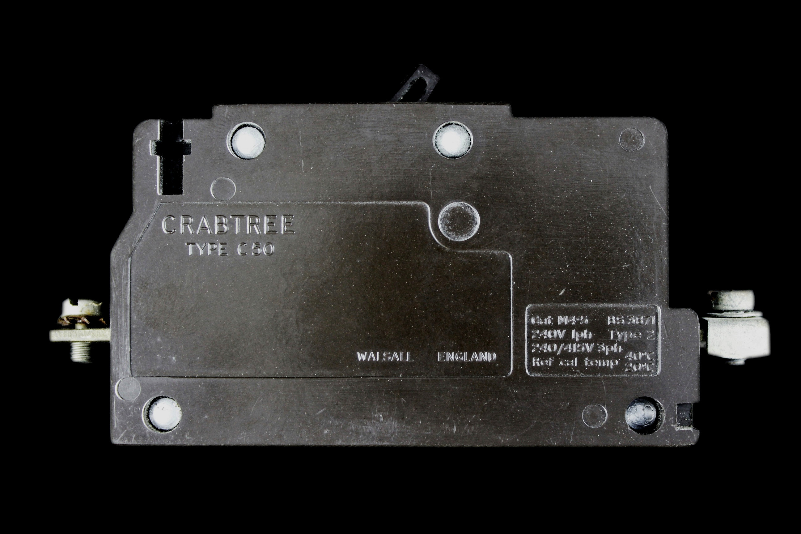 CRABTREE 5 AMP TYPE 2 M4.5 MCB CIRCUIT BREAKER C-50 C50