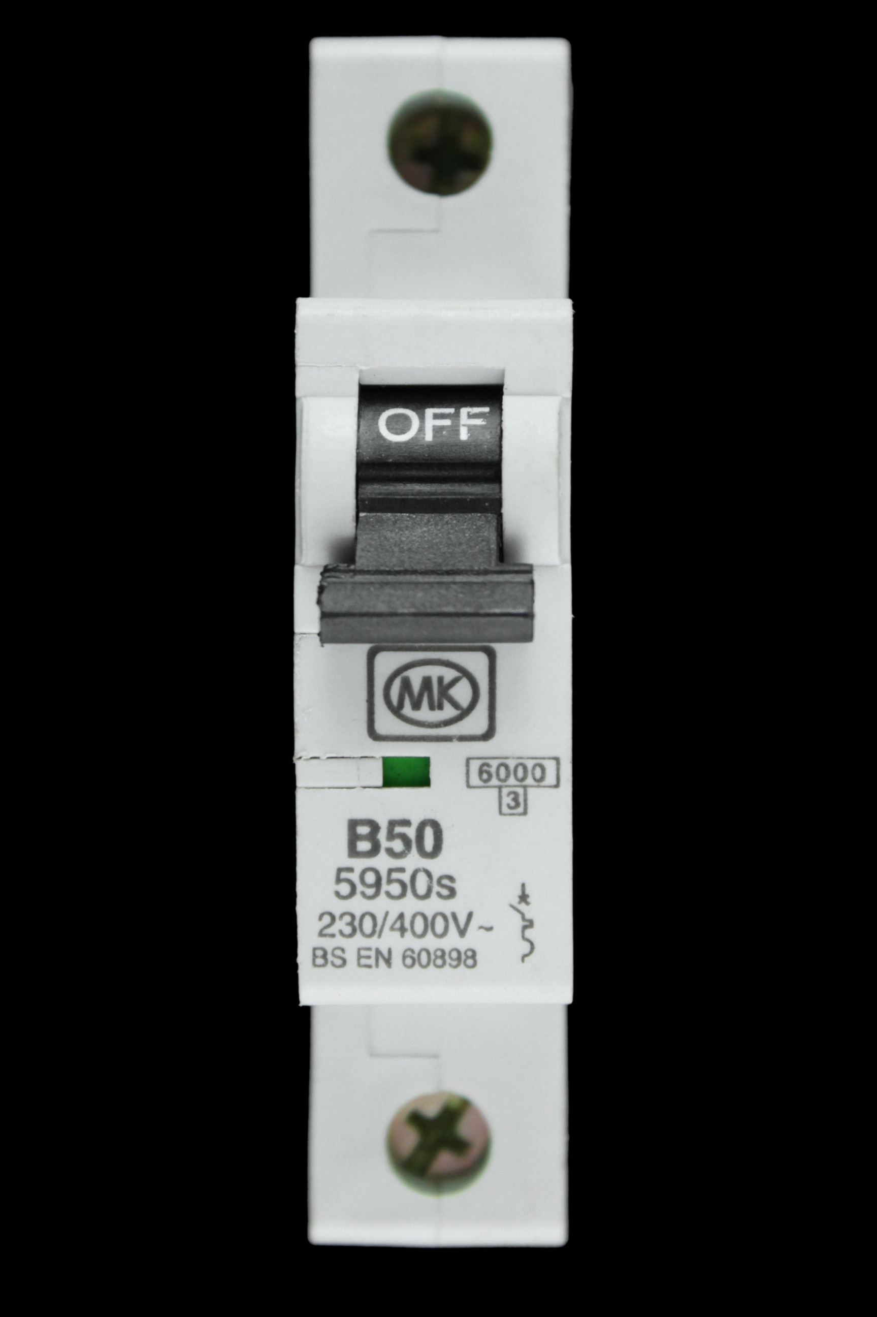 MK 50 AMP CURVE B 6kA MCB CIRCUIT BREAKER SENTRY 5950s