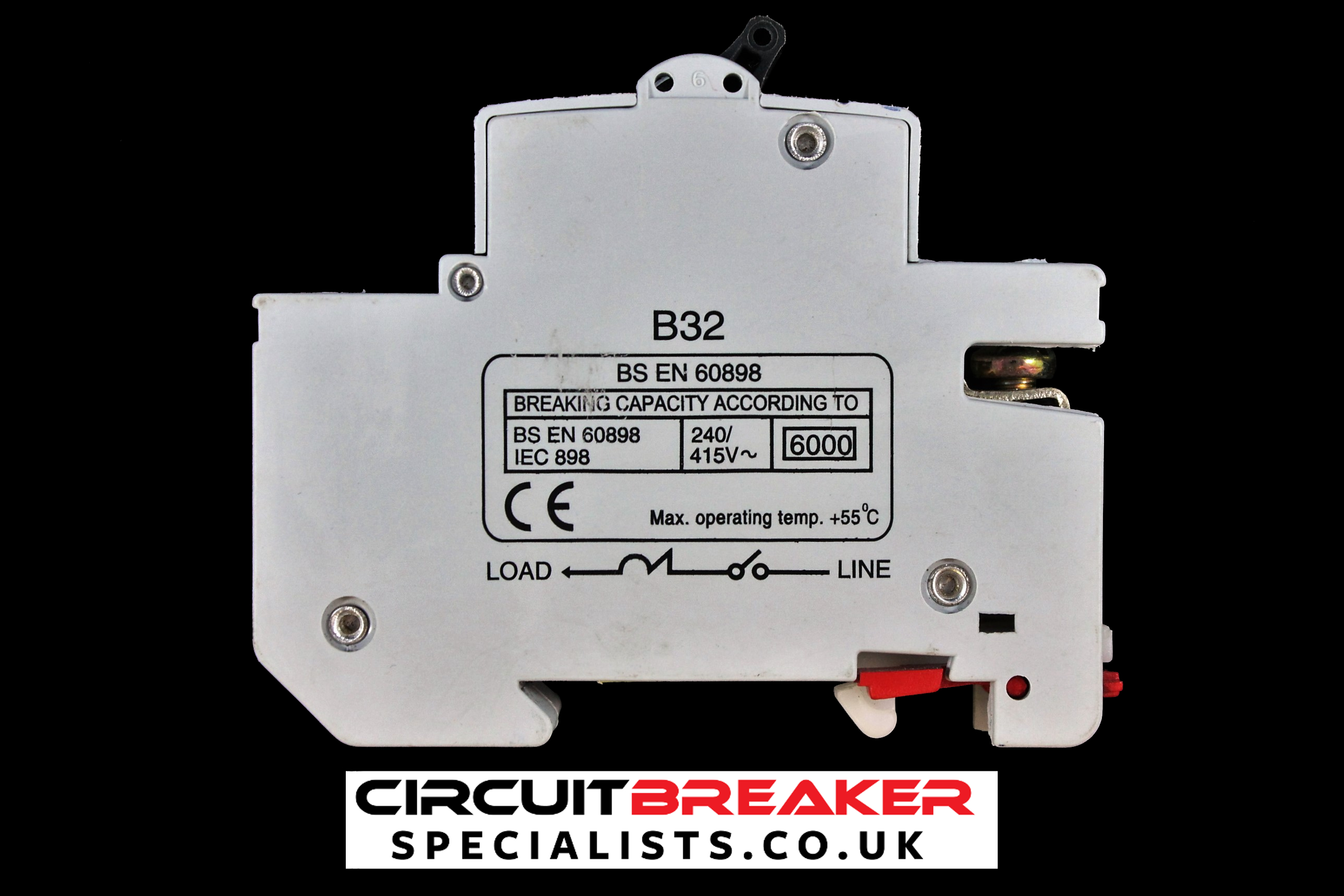 NEWLEC 32 AMP CURVE B 6kA MCB CIRCUIT BREAKER NLMB132 RW
