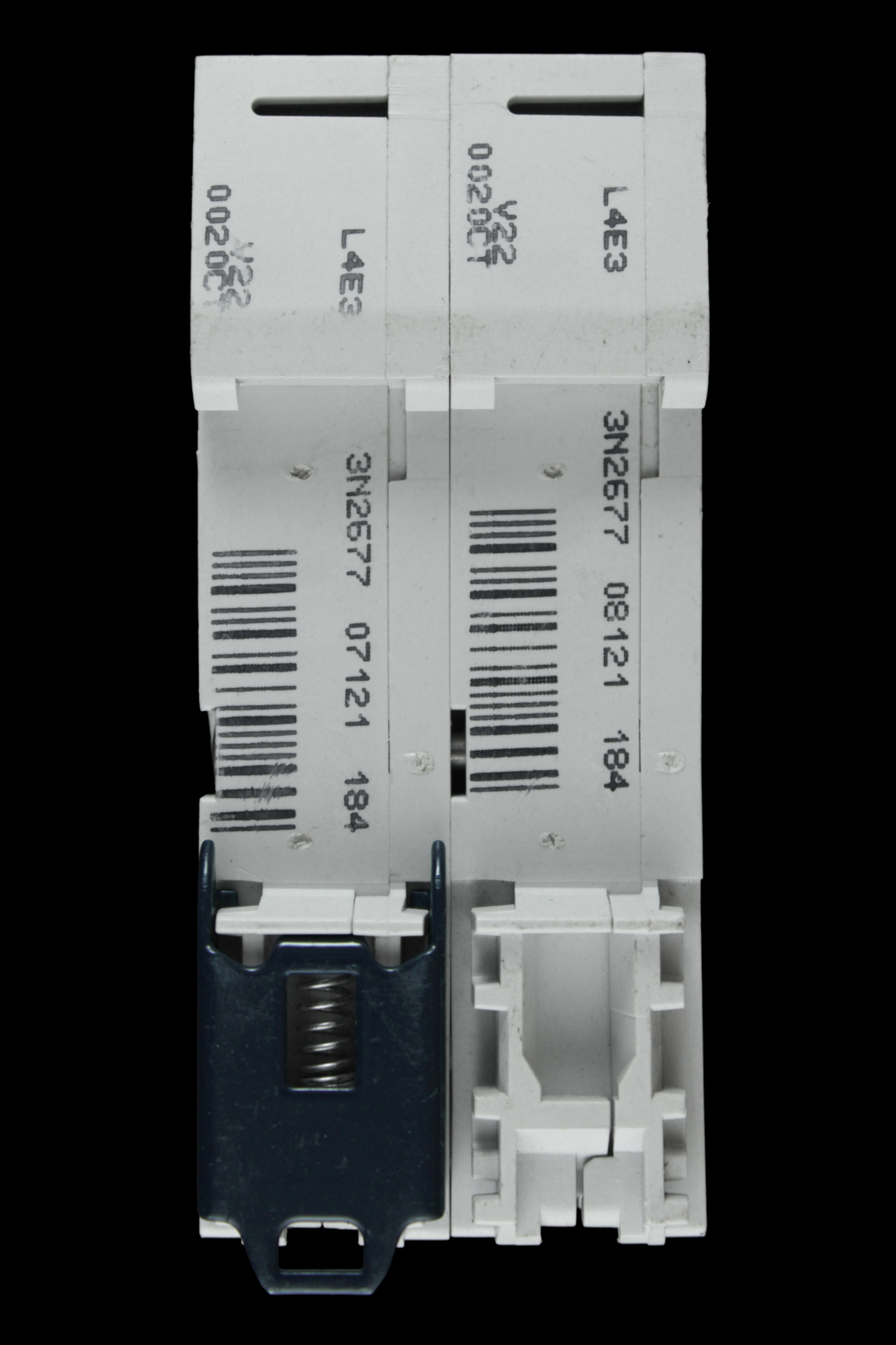 HAGER 20 AMP CURVE C 10kA DOUBLE POLE MCB CIRCUIT BREAKER NC220 463220