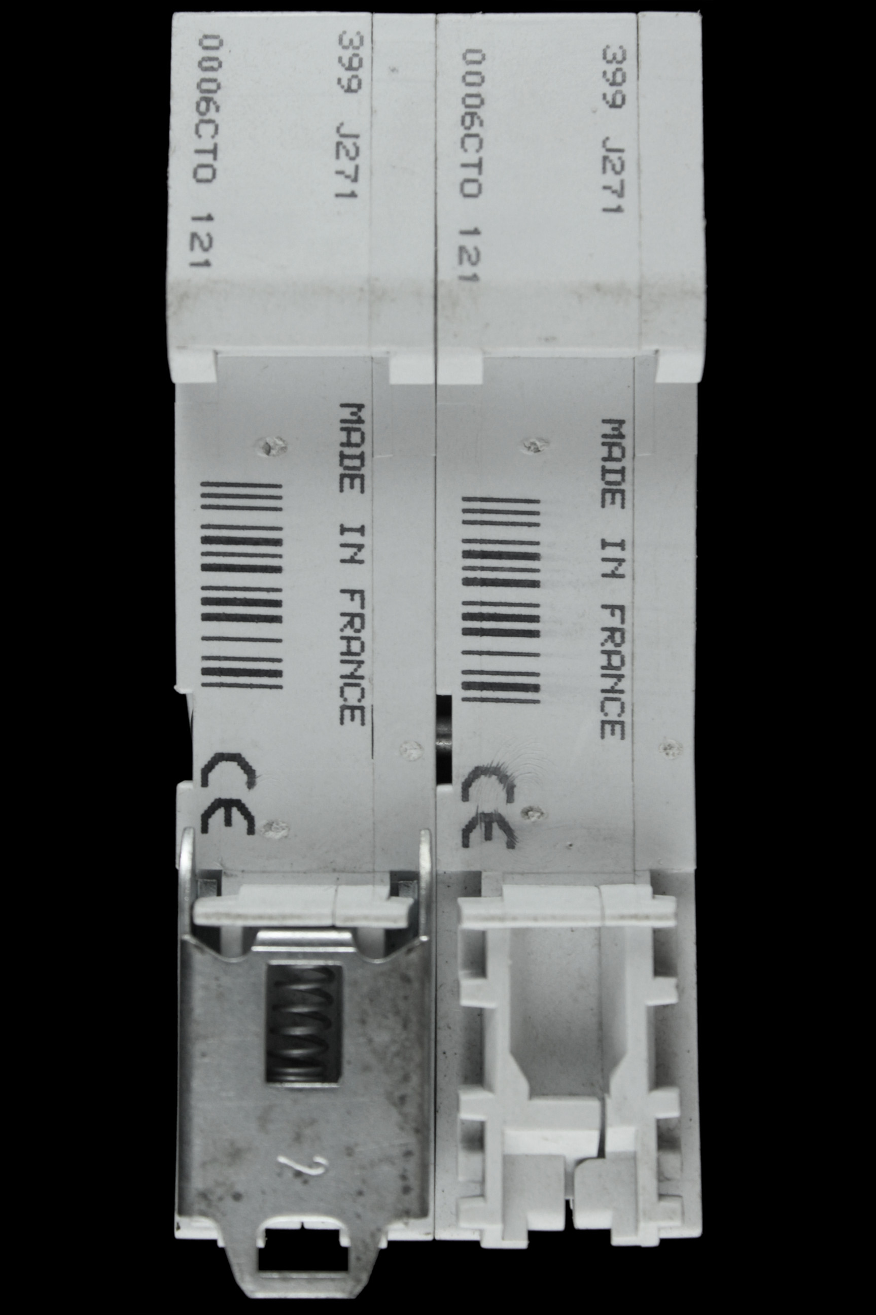 HAGER 6 AMP CURVE C 10kA DOUBLE POLE MCB CIRCUIT BREAKER NC206 463206