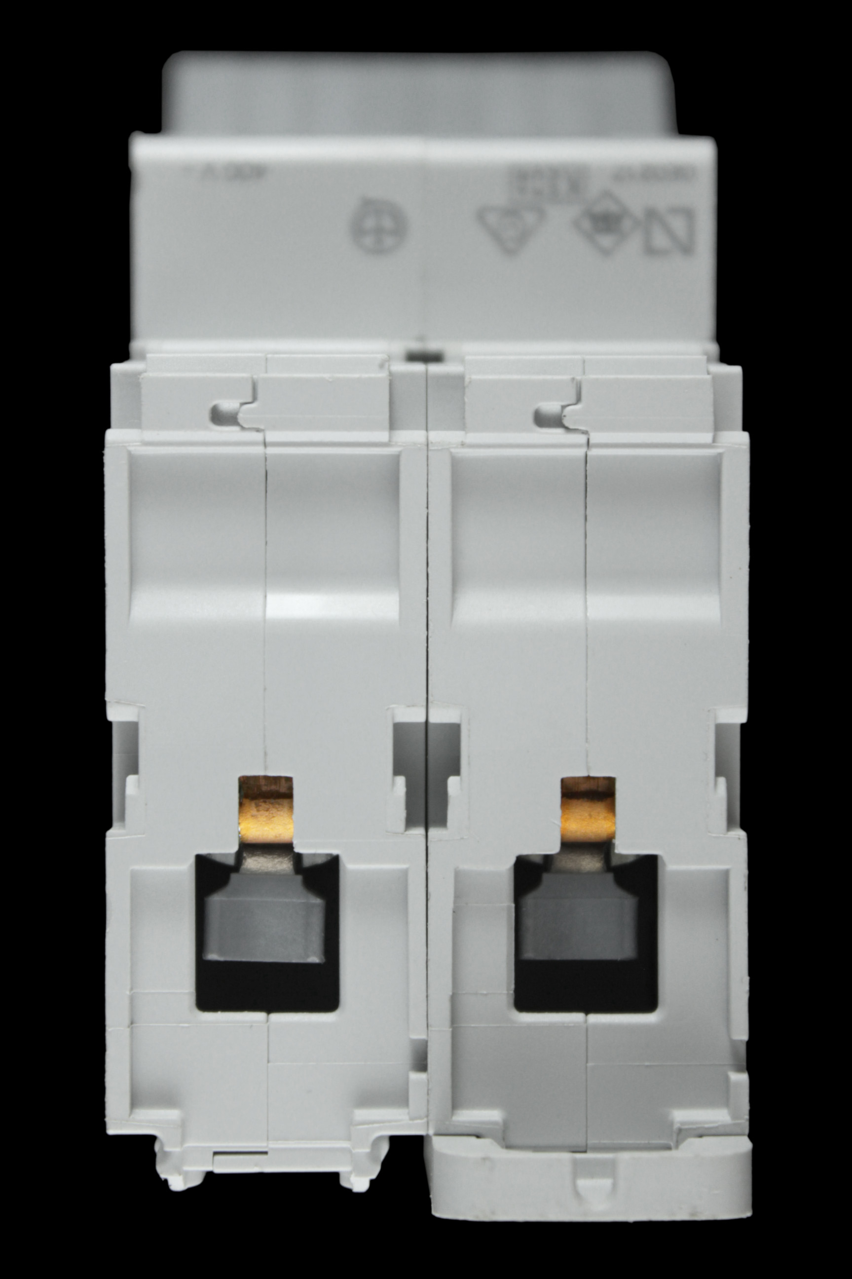 HAGER 10 AMP CURVE C 10kA DOUBLE POLE MCB CIRCUIT BREAKER NCN210A 461565