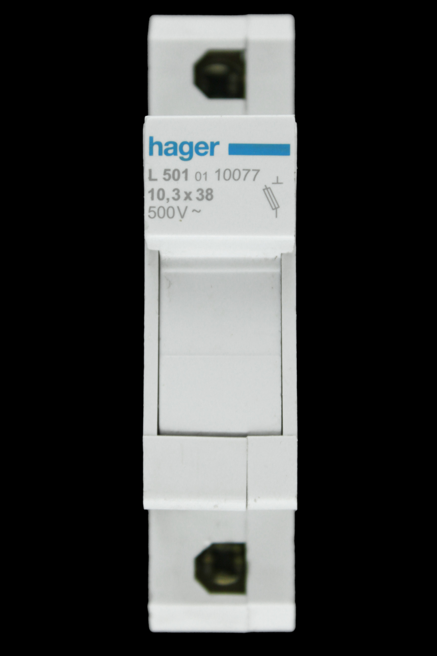 HAGER 10,3 x 38 FUSE HOLDER L501 01 10077