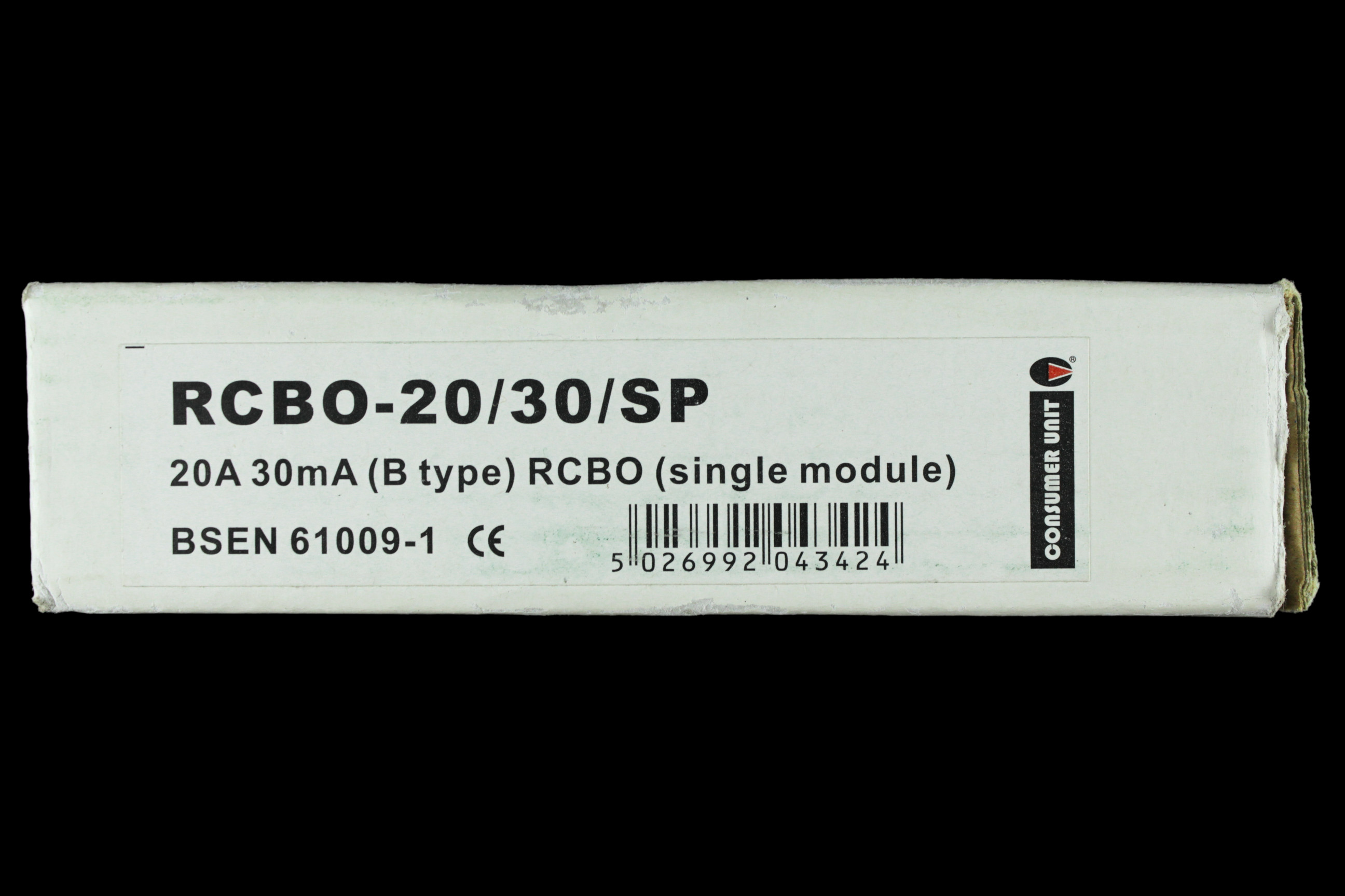 CGD B 20 RCBO 6kA 30mA TYPE AC 20/30/SP S2
