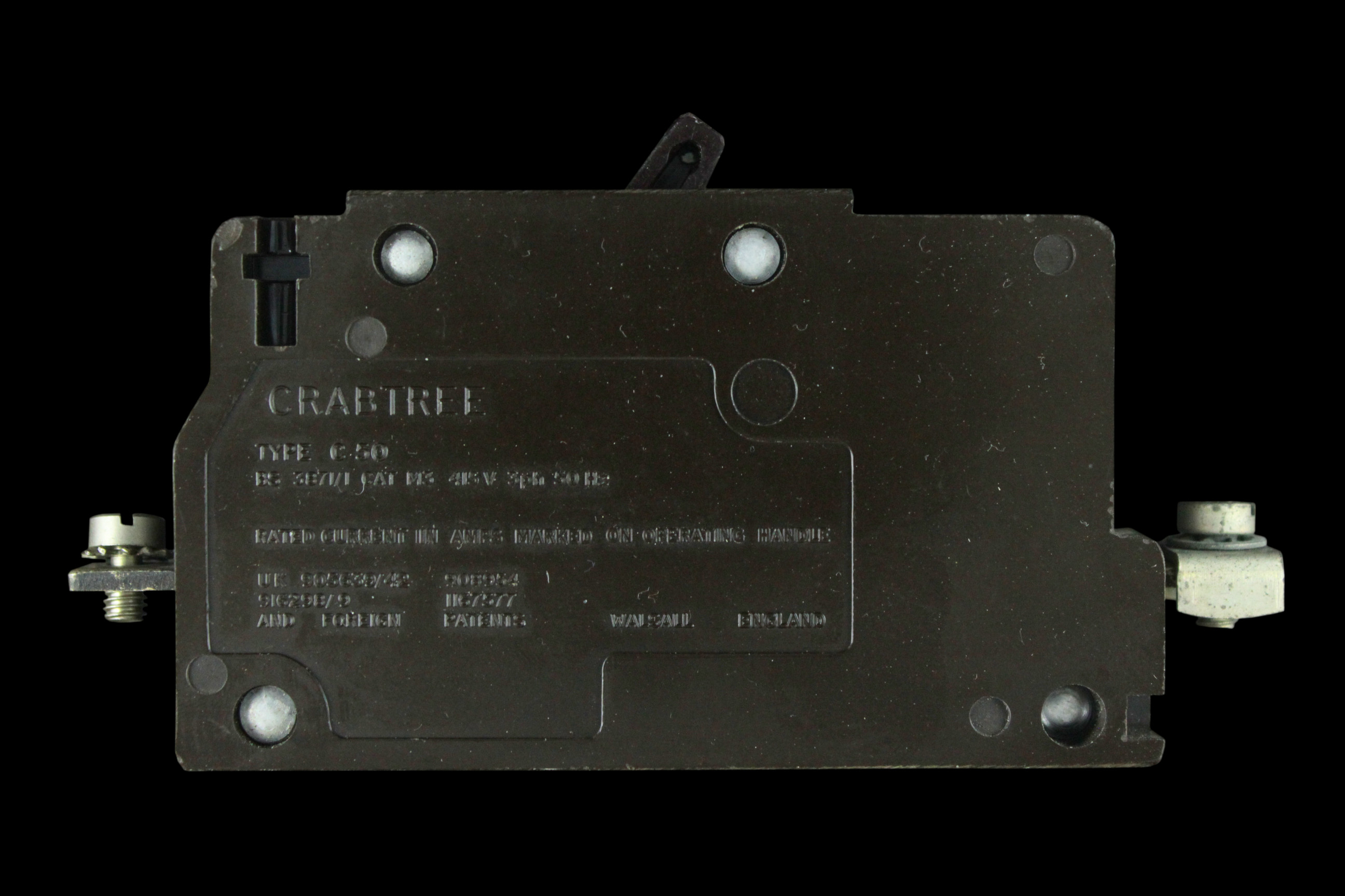 CRABTREE 40 AMP M3 MCB CIRCUIT BREAKER C50 C-50