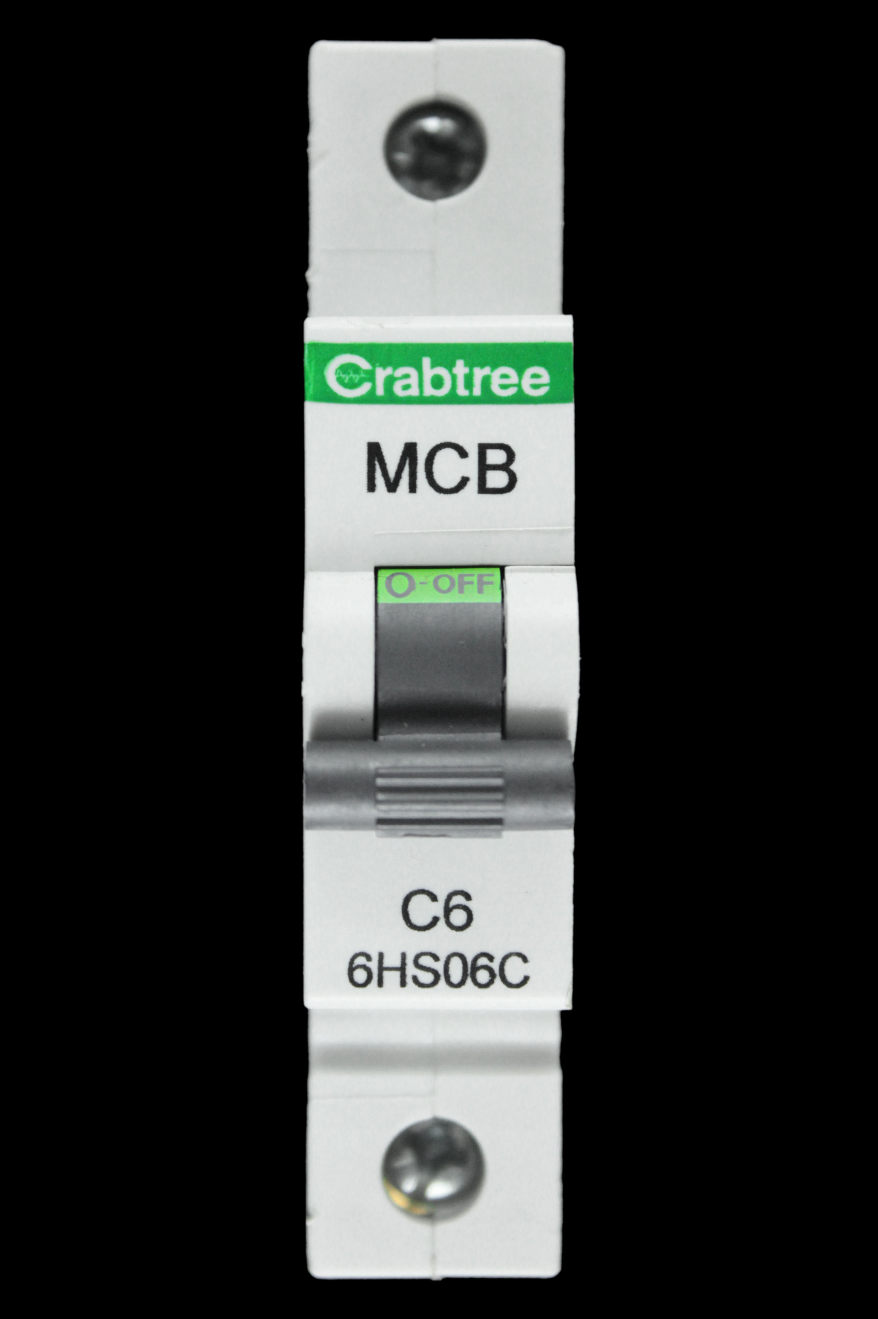 CRABTREE 6 AMP CURVE C 10kA MCB CIRCUIT BREAKER 6HS06C BC