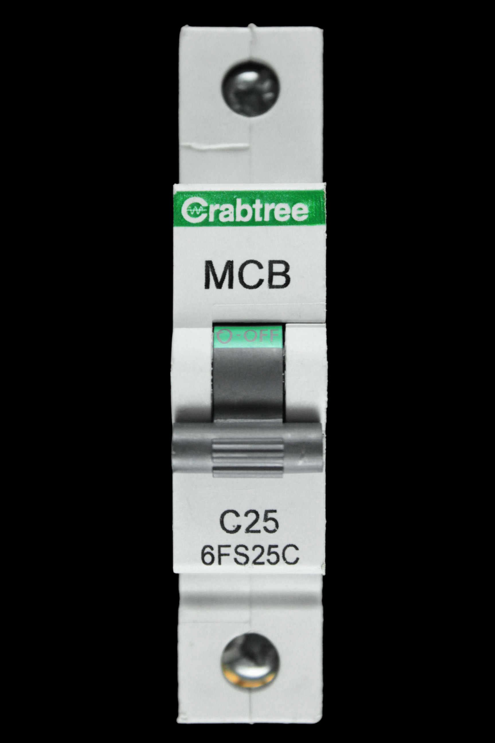CRABTREE 25 AMP CURVE C 6kA MCB CIRCUIT BREAKER 6FS25C BC