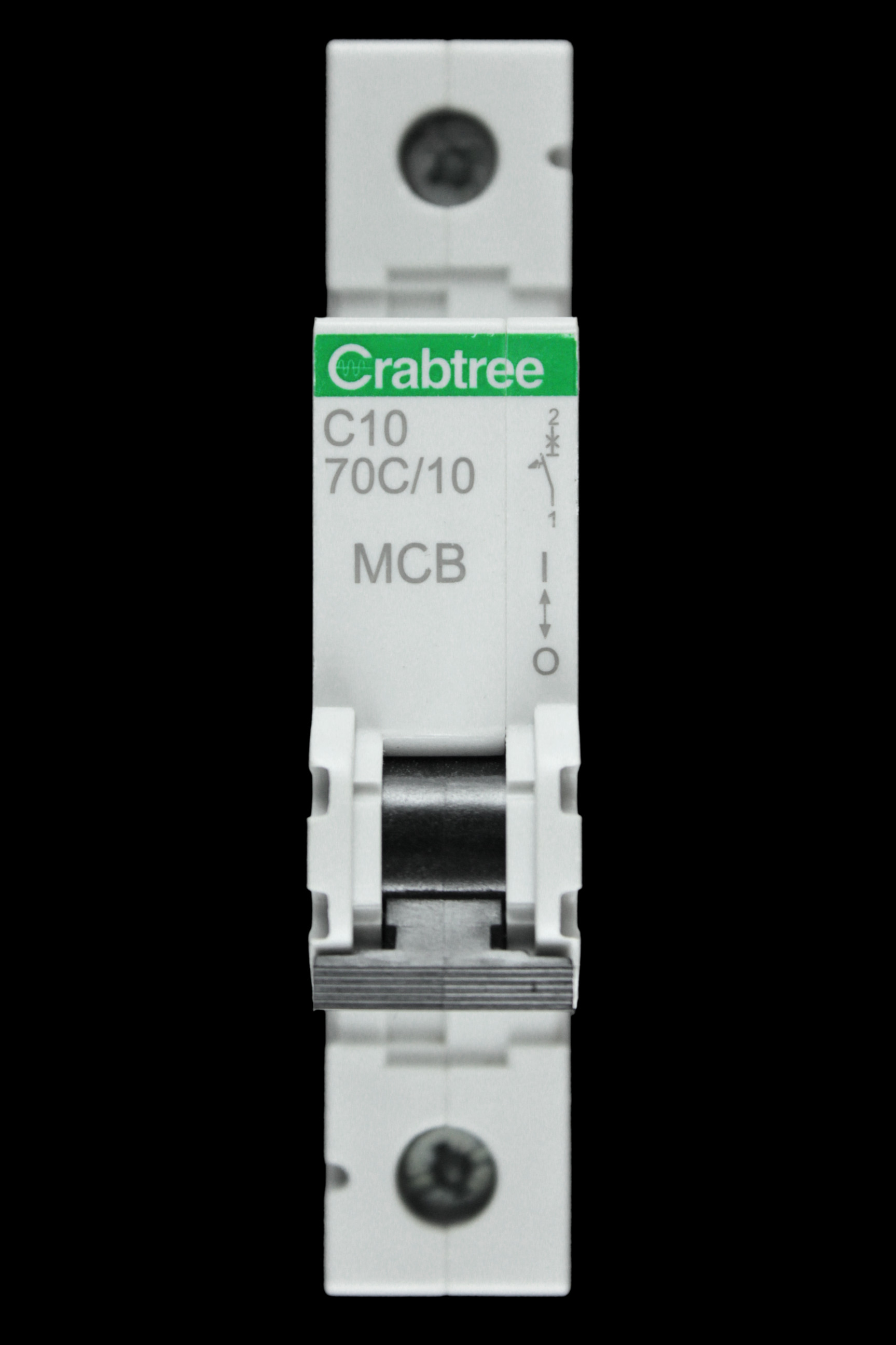 CRABTREE 10 AMP CURVE C 16kA MCB CIRCUIT BREAKER 70C/10
