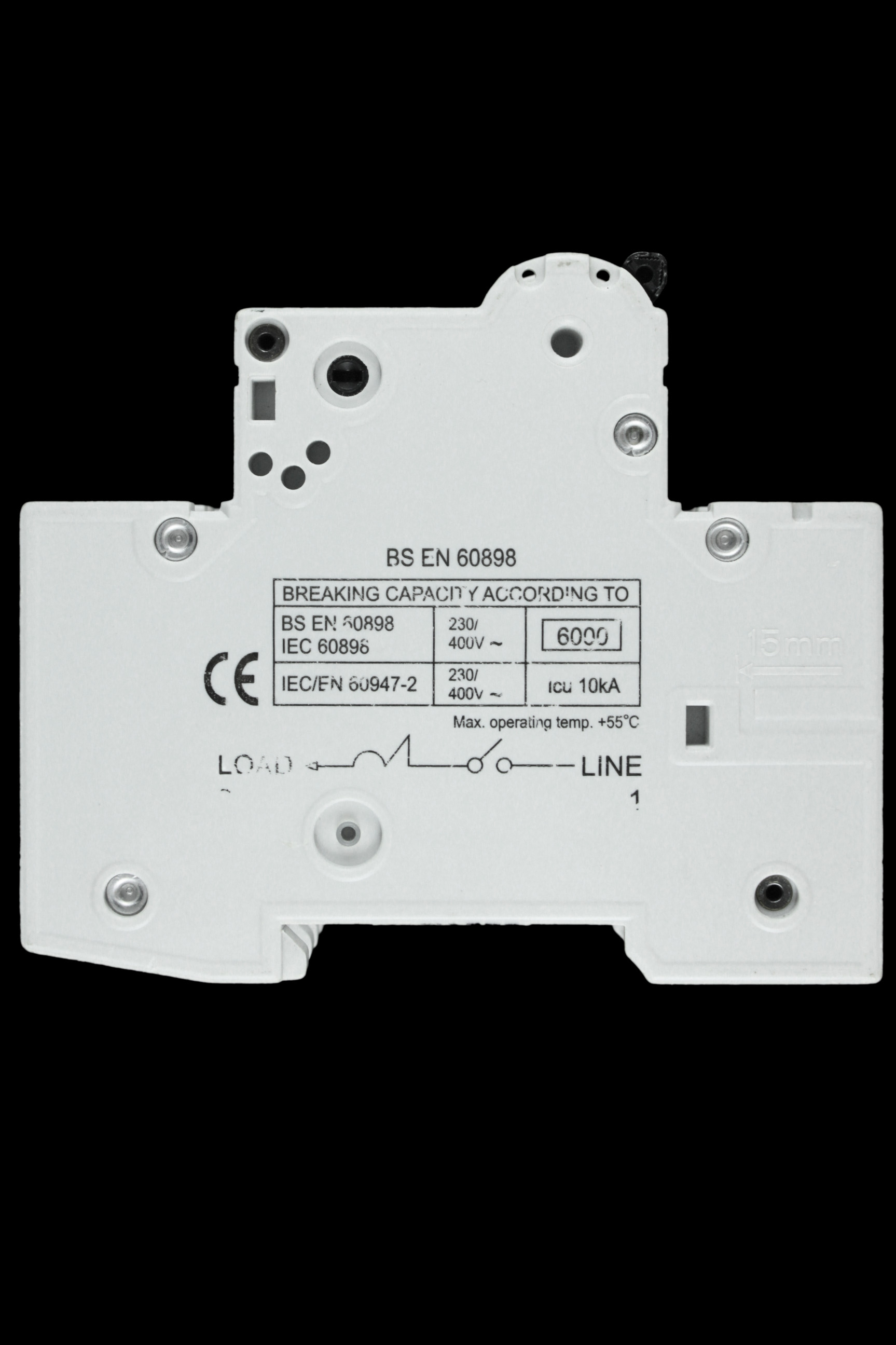 CRABTREE 10 AMP CURVE C 6kA TRIPLE POLE MCB CIRCUIT BREAKER LOADSTAR 6FT10C