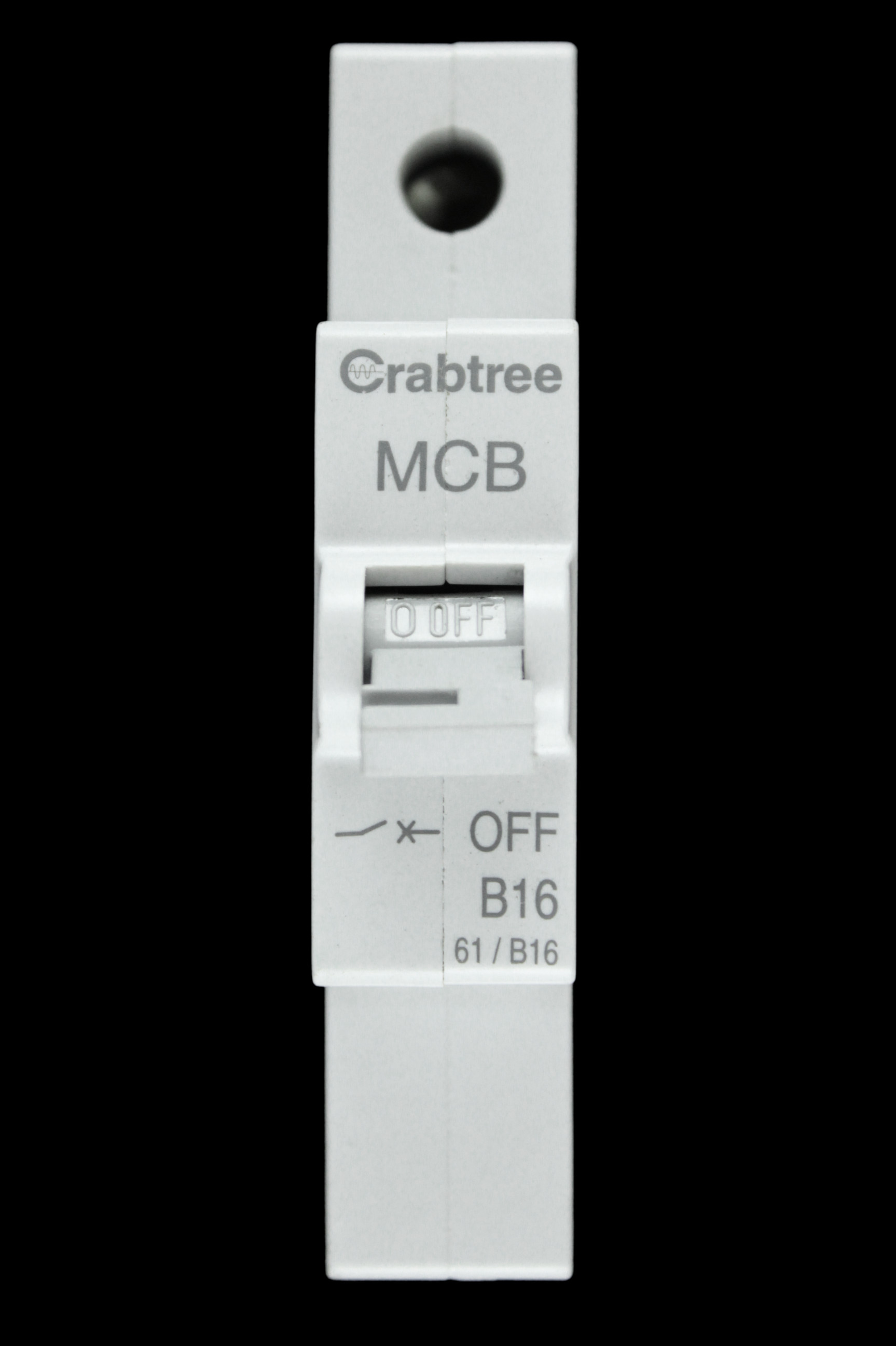 CRABTREE 16 AMP CURVE B 6kA MCB CIRCUIT BREAKER 61/B16 STARBREAKER