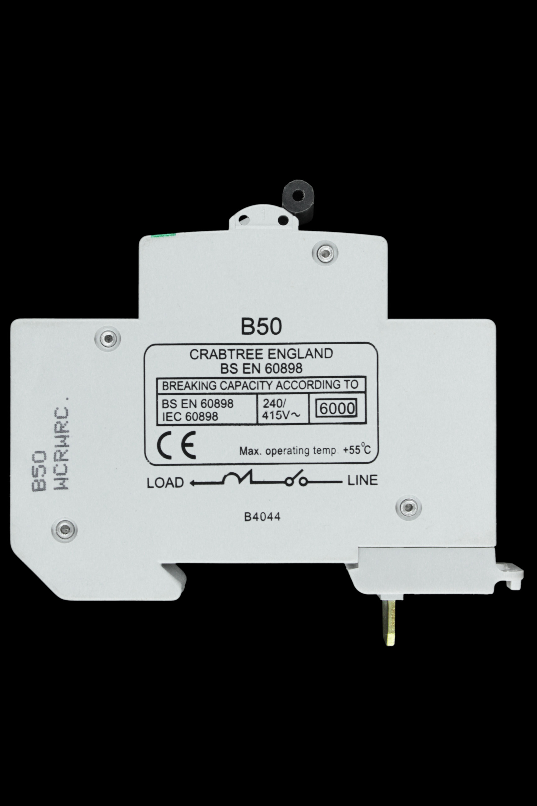 CRABTREE 50 AMP CURVE B 6kA MCB CIRCUIT BREAKER STARBREAKER 61/B50