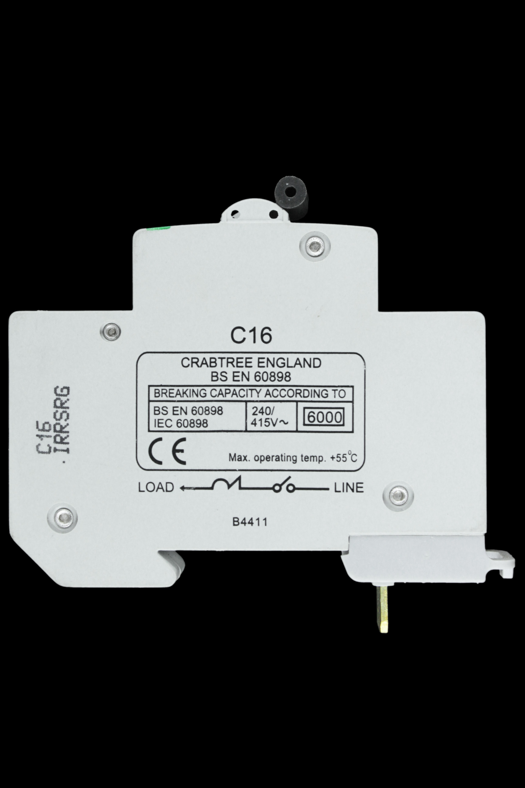 CRABTREE 16 AMP CURVE C 6kA MCB CIRCUIT BREAKER 61/C16 STARBREAKER