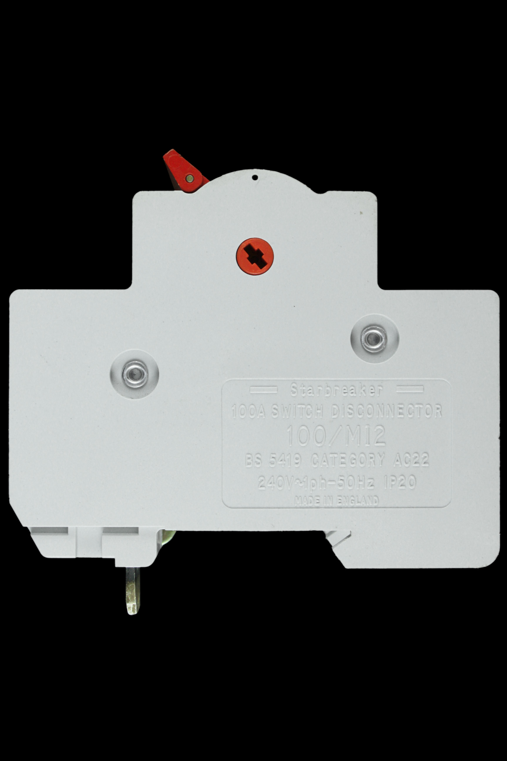 CRABTREE 100 AMP DOUBLE POLE MAIN SWITCH DISCONNECTOR 100/MI2 STARBREAKER AC22