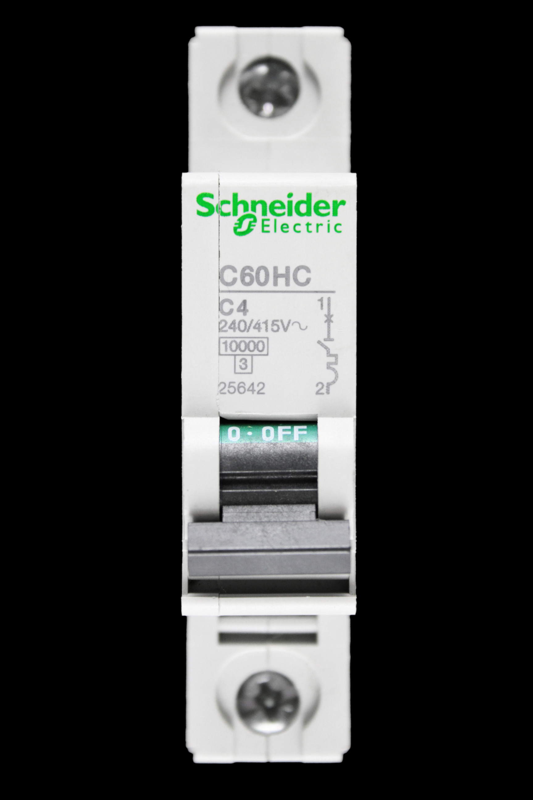 SCHNEIDER 4 AMP CURVE C 10kA MCB CIRCUIT BREAKER C60HC 25642