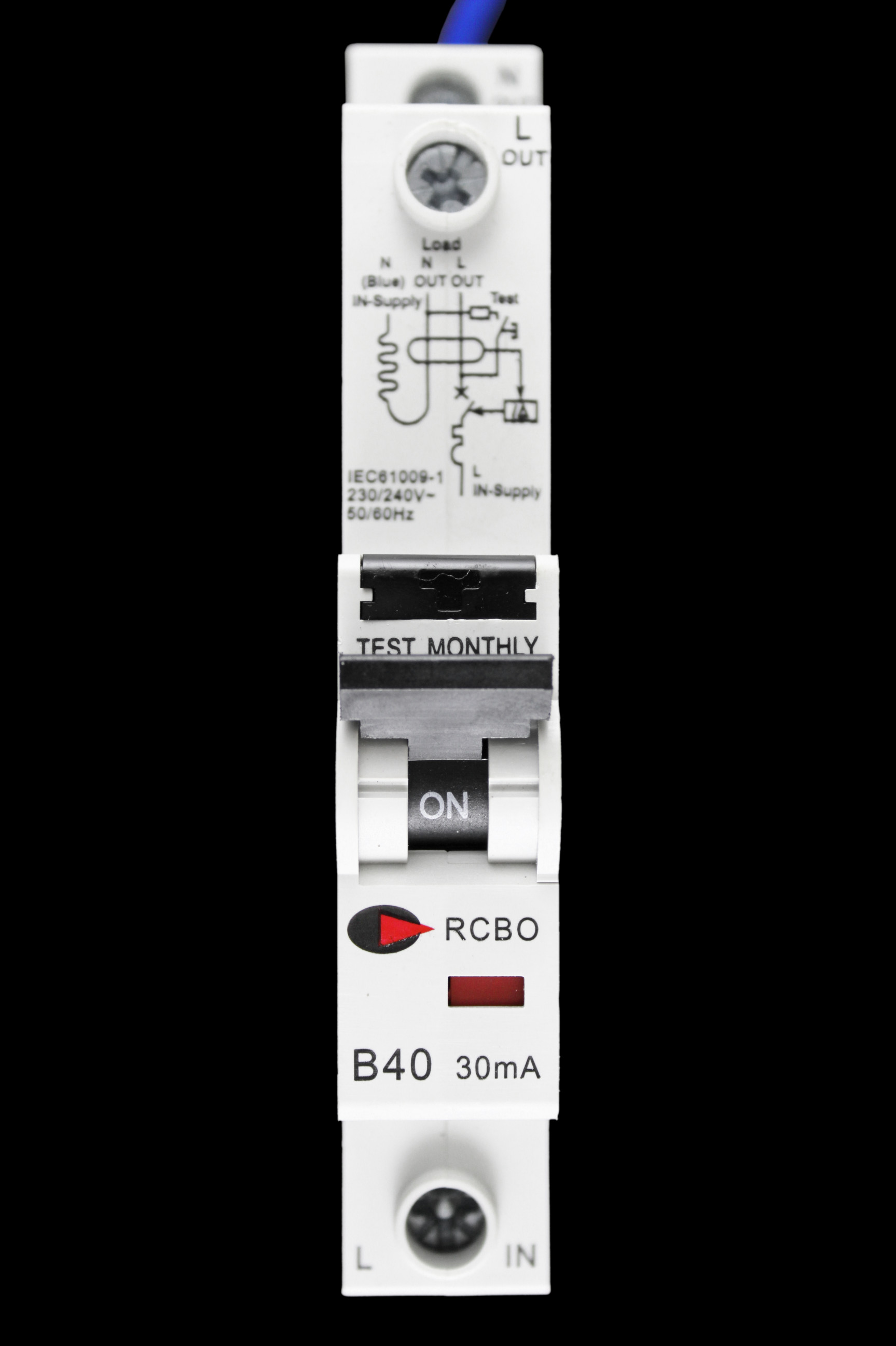CGD B 40 RCBO 6kA 30mA TYPE AC 40/30/SP