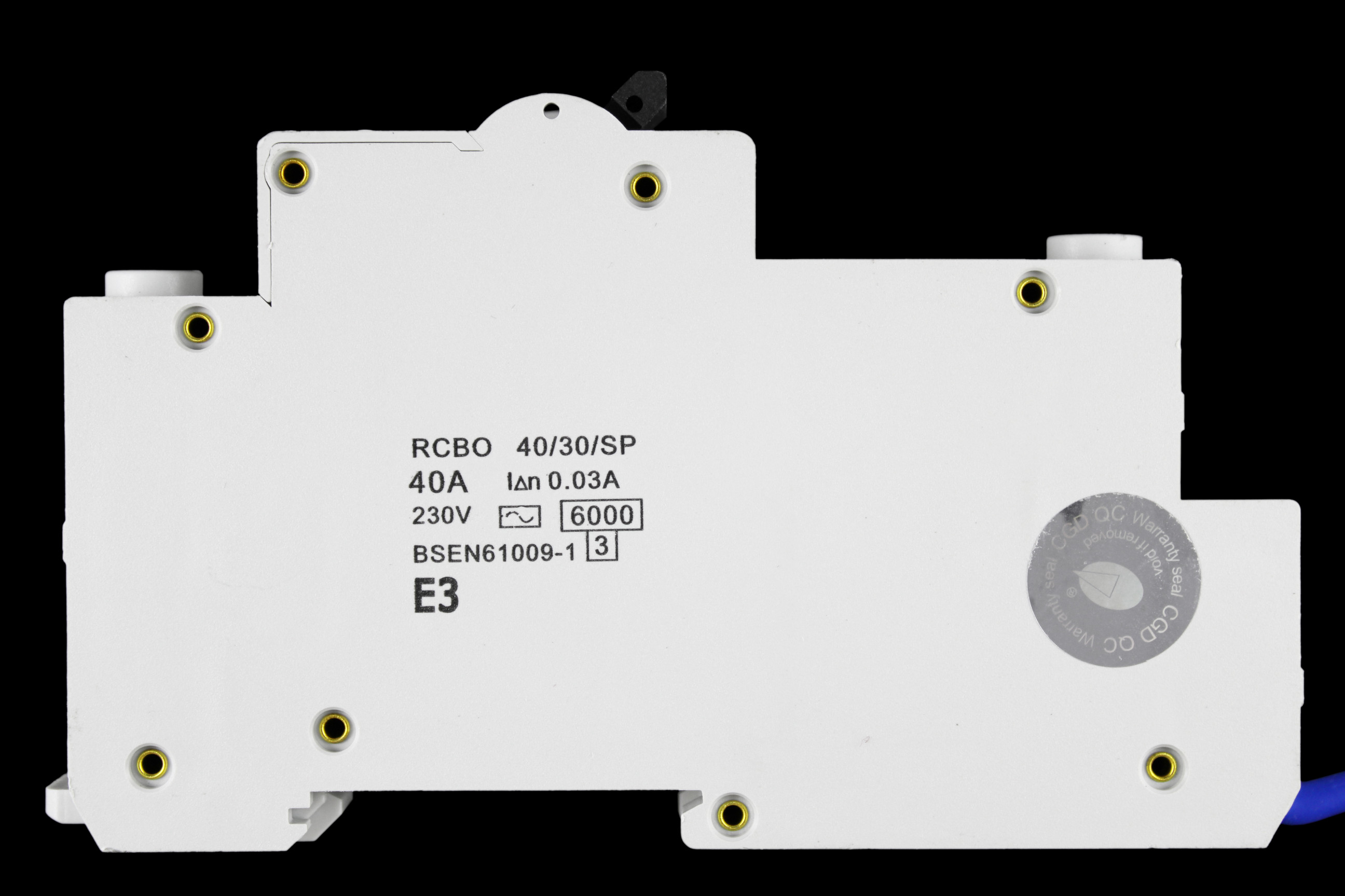 CGD B 40 RCBO 6kA 30mA TYPE AC 40/30/SP
