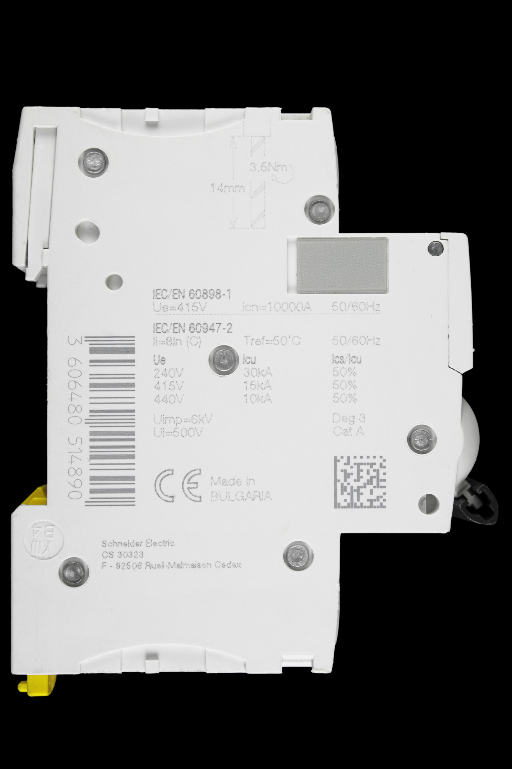 SCHNEIDER 40 AMP CURVE C 10kA DOUBLE POLE MCB CIRCUIT BREAKER A9F54240 IC60H
