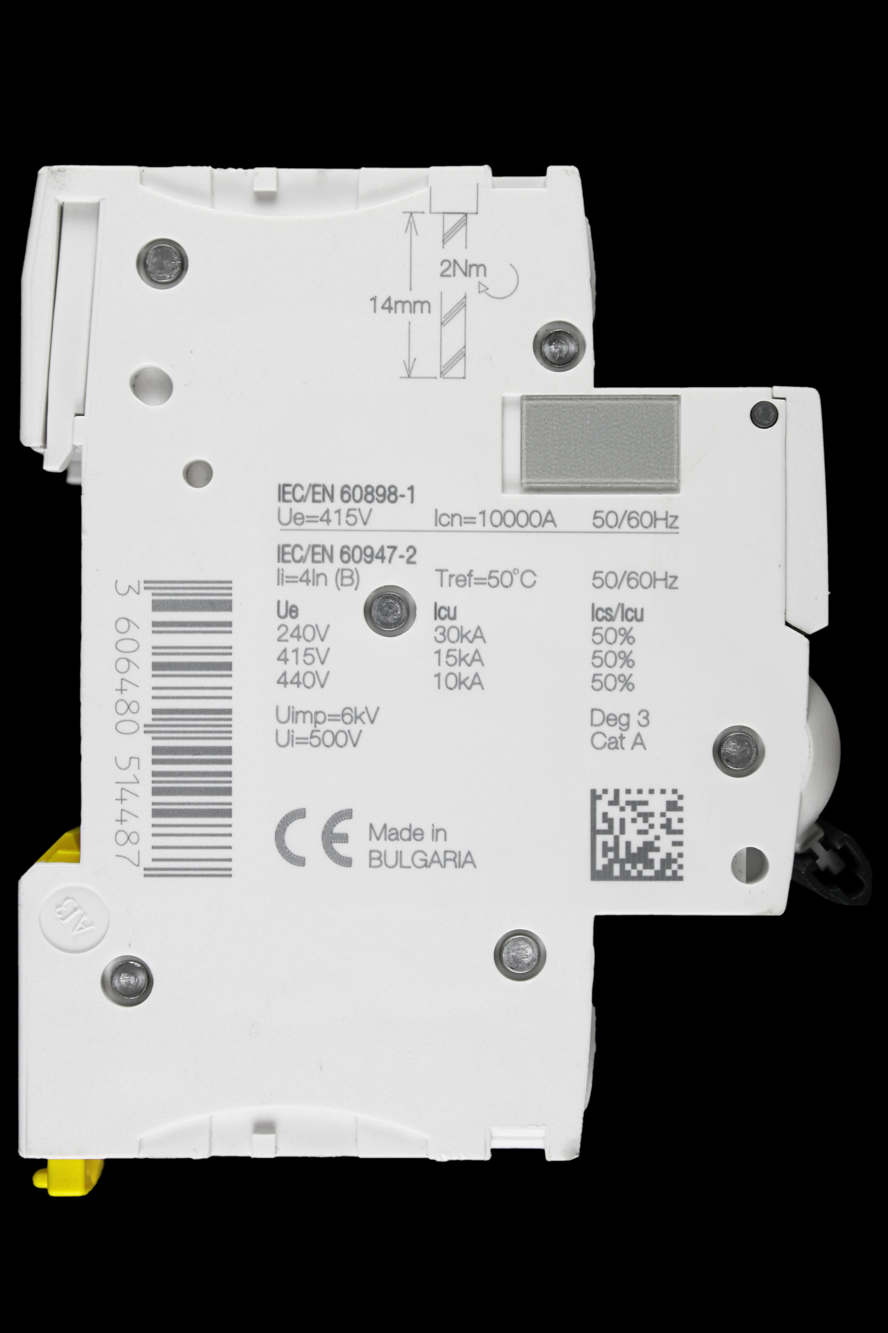 SCHNEIDER 10 AMP CURVE B 10kA TRIPLE POLE MCB CIRCUIT BREAKER A9F53310 IC60H