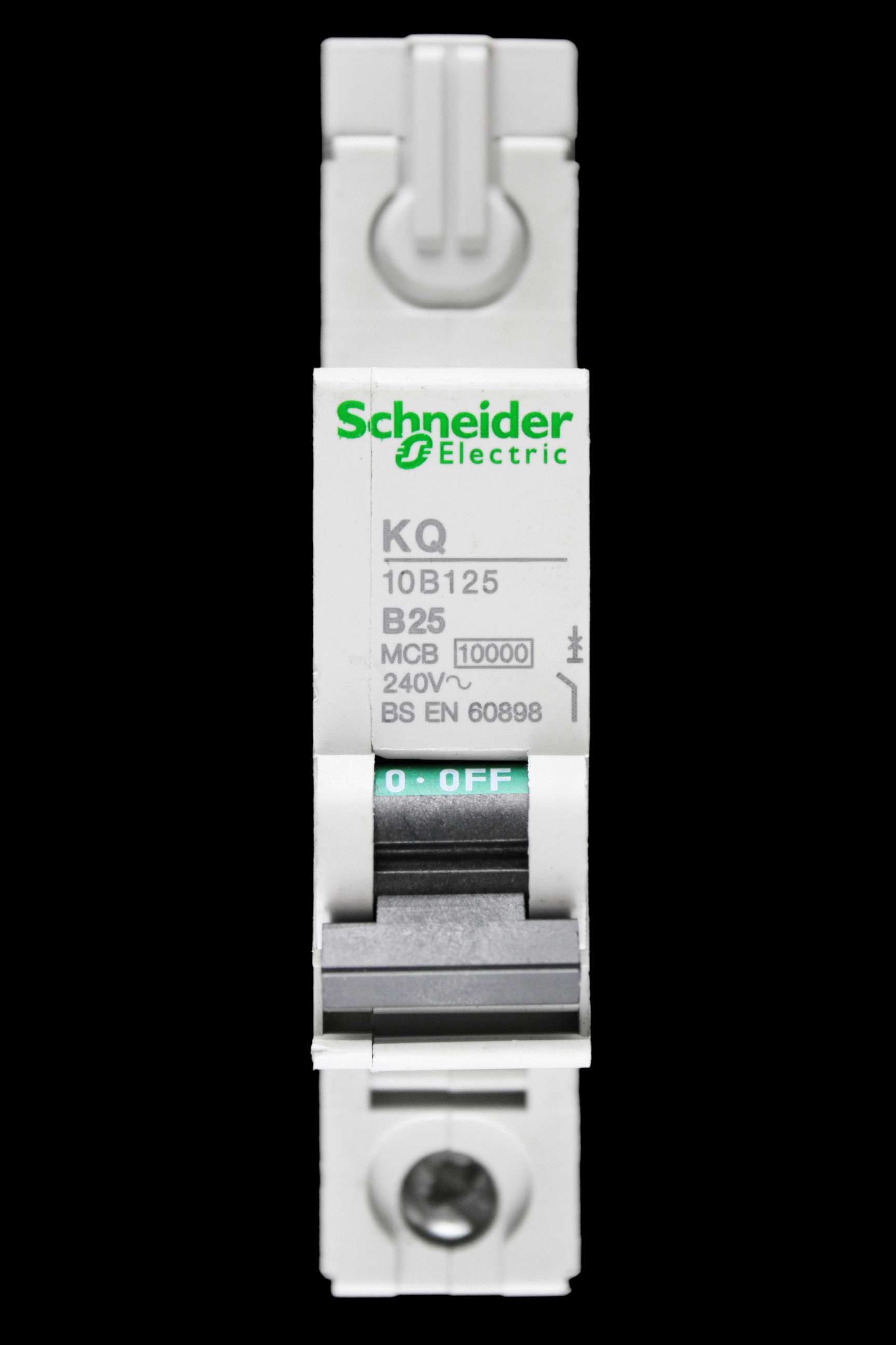 SCHNEIDER 25 AMP CURVE B 10kA MCB CIRCUIT BREAKER KQ 10B125