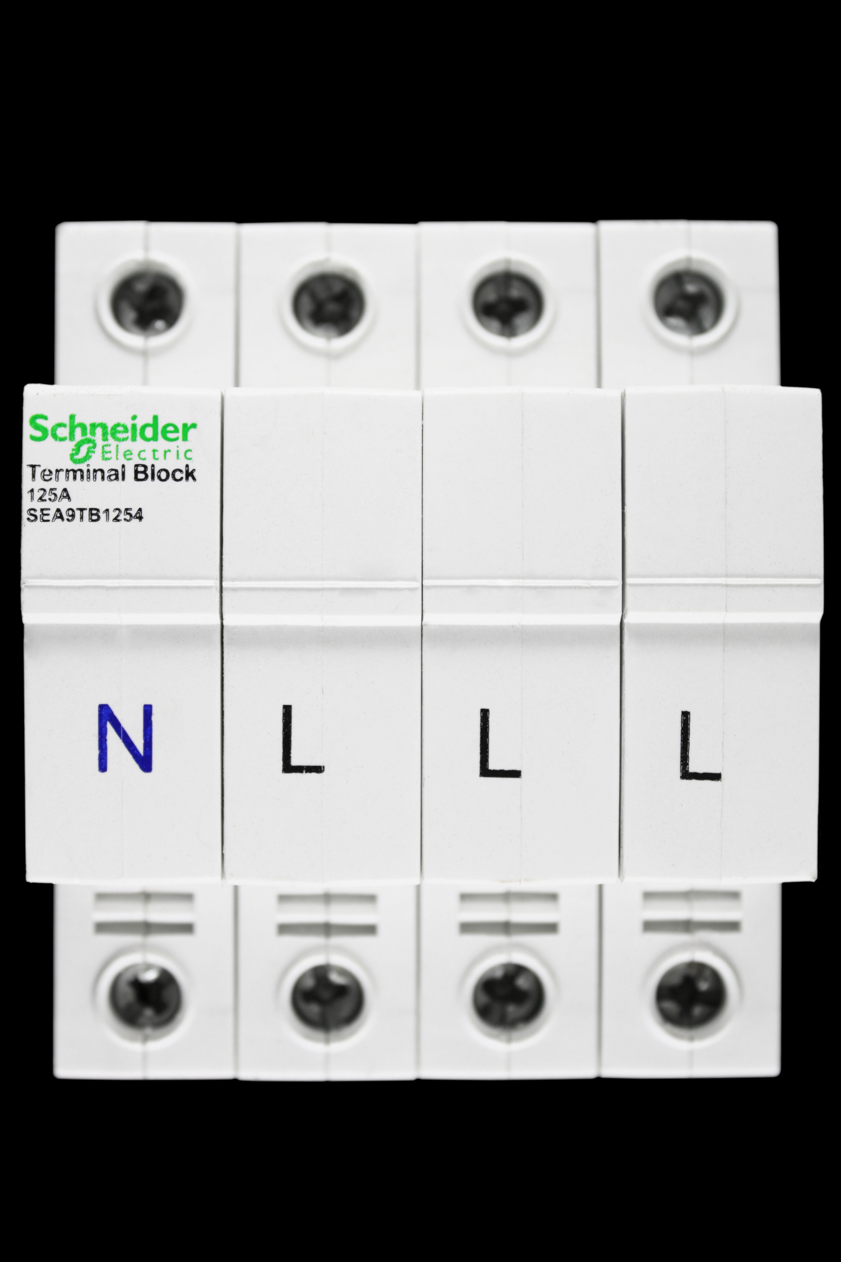 SCHNEIDER 100 AMP FOUR POLE TERMINAL BLOCK SEA9TB1254