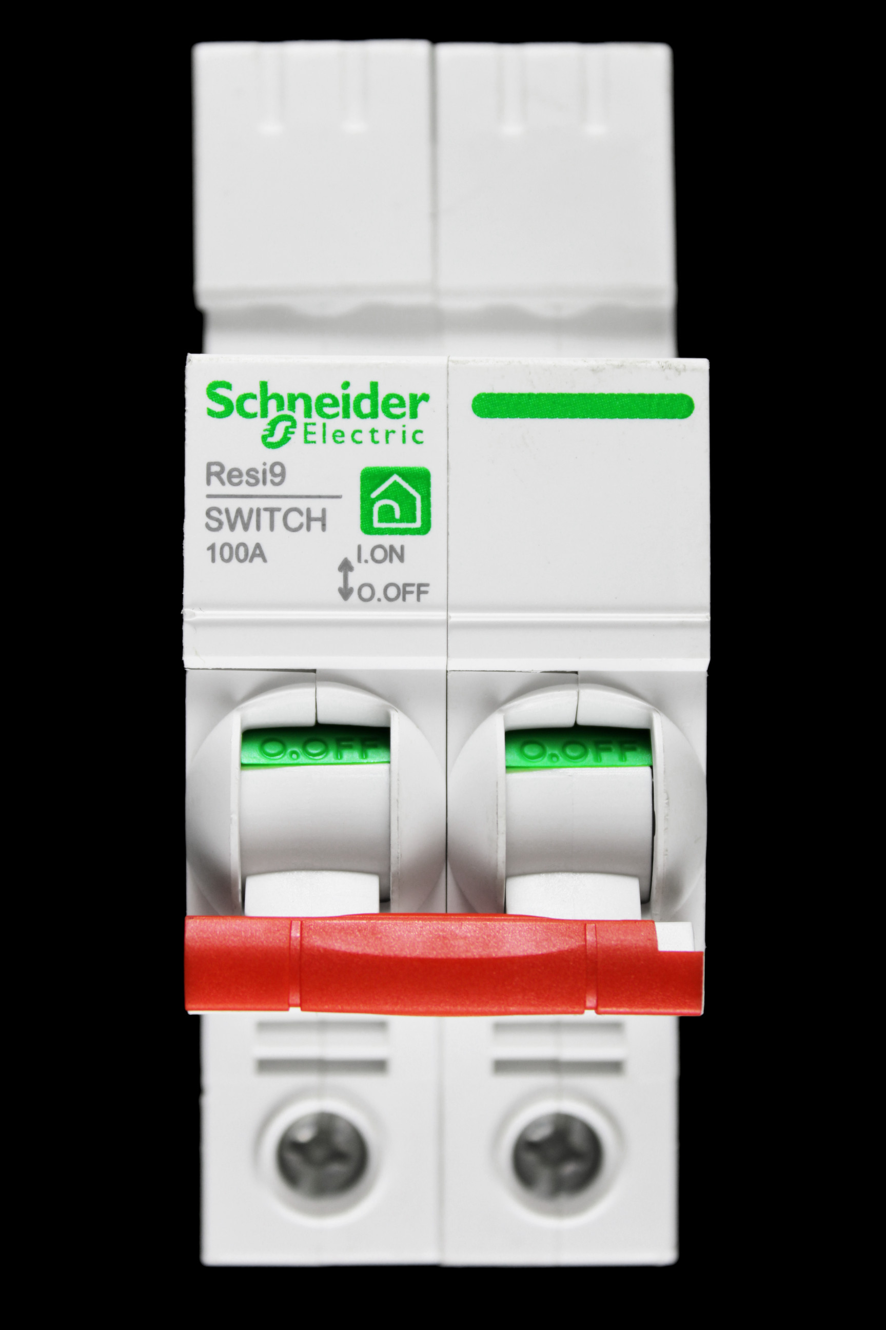 SCHNEIDER 100 AMP DOUBLE POLE MAIN SWITCH DISCONNECTOR R9S87291 RESI9