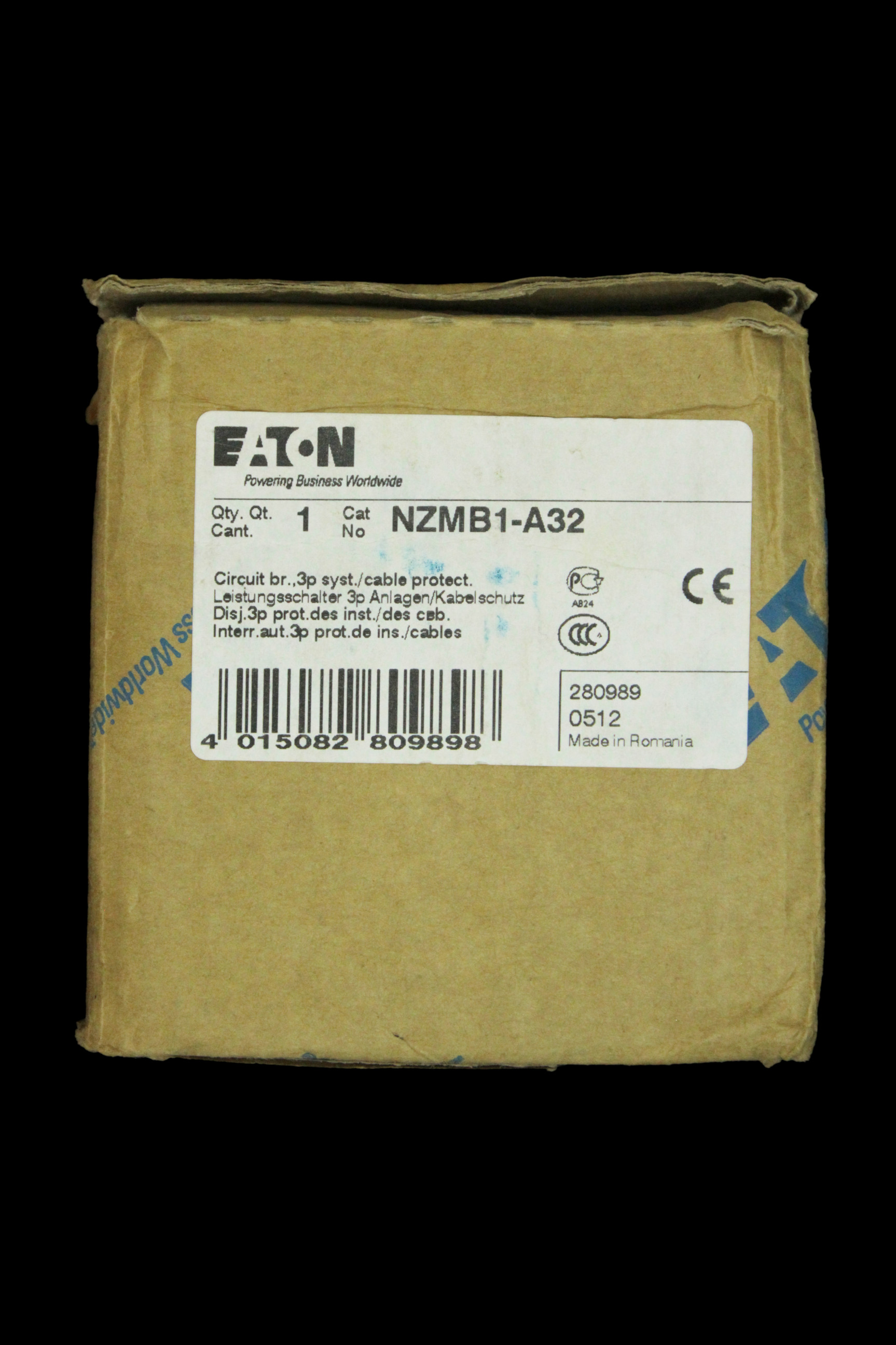 EATON 32 AMP 25kA TRIPLE POLE MCCB NZMB1-A32 NZM1
