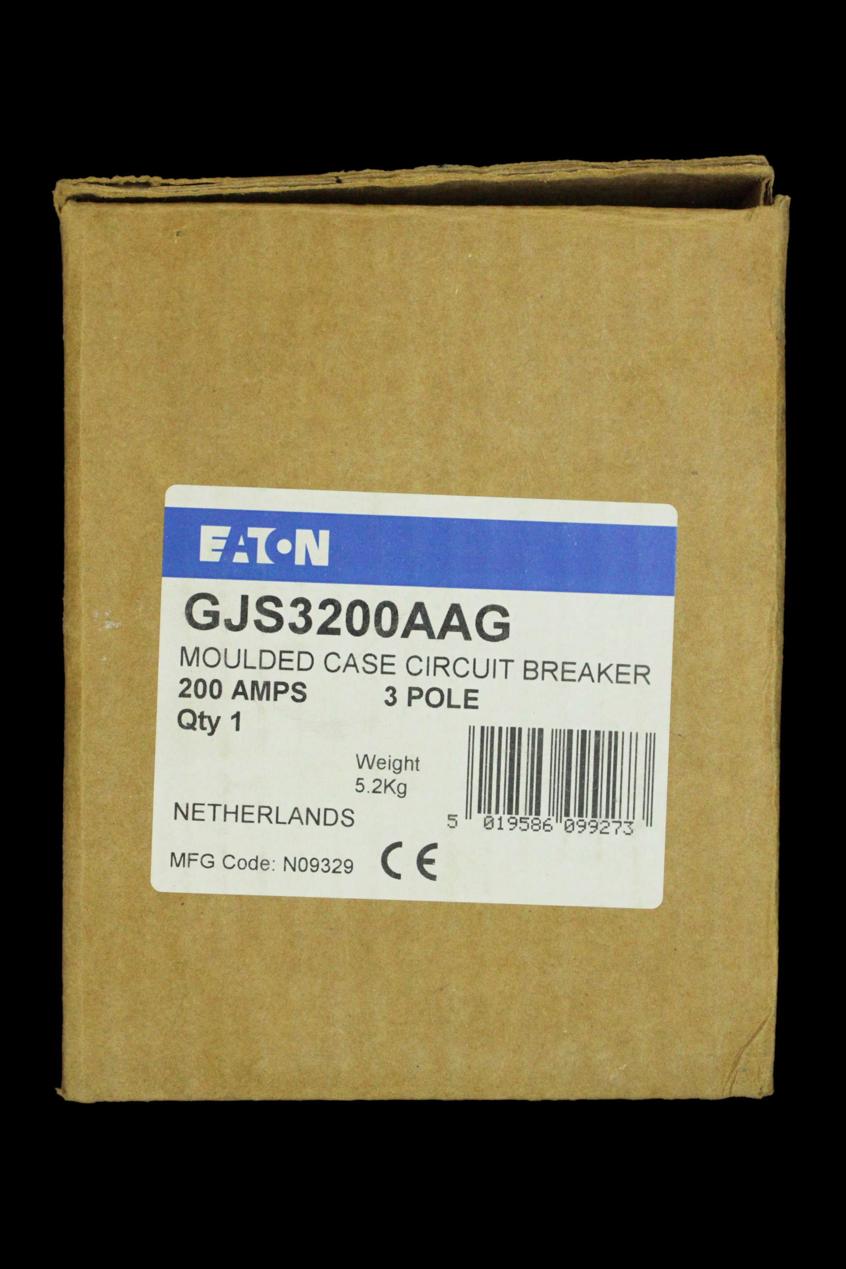 EATON 200 AMP 45kA TRIPLE POLE MCCB GJS3200AAG