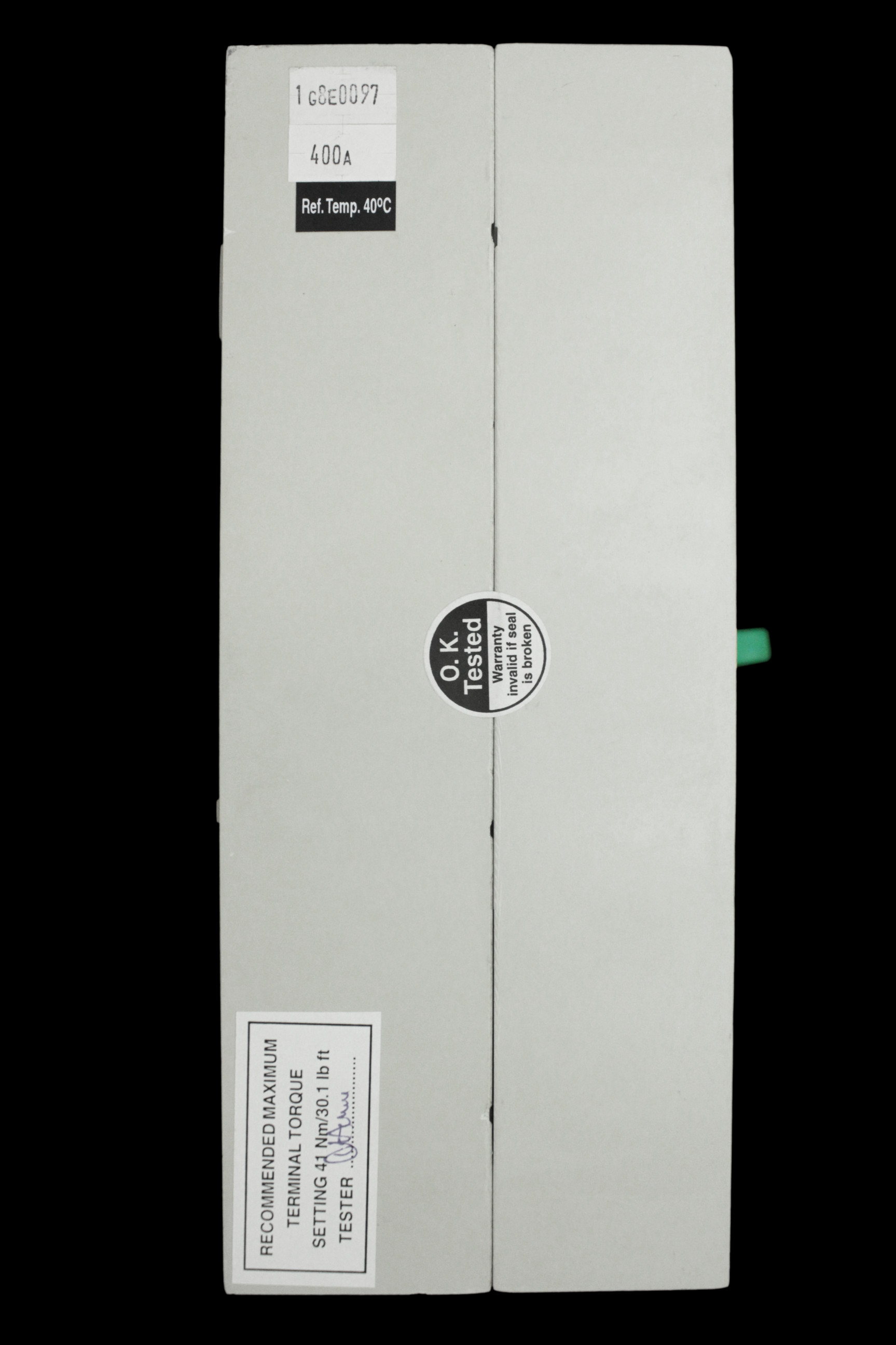 CRABTREE 400 AMP 50kA FOUR POLE MCCB POWERSTAR 7PBLH3N400