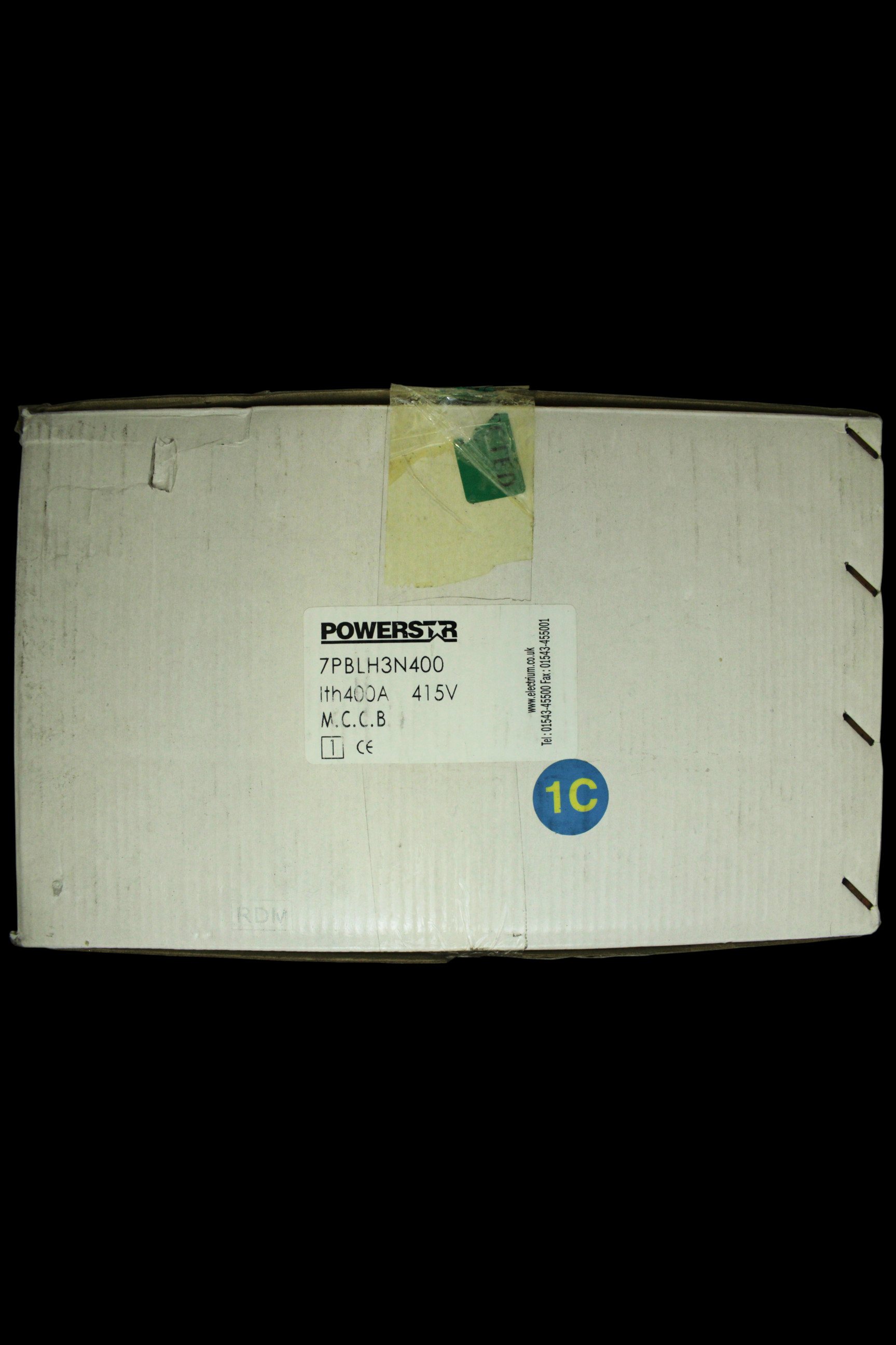 CRABTREE 400 AMP 50kA FOUR POLE MCCB POWERSTAR 7PBLH3N400