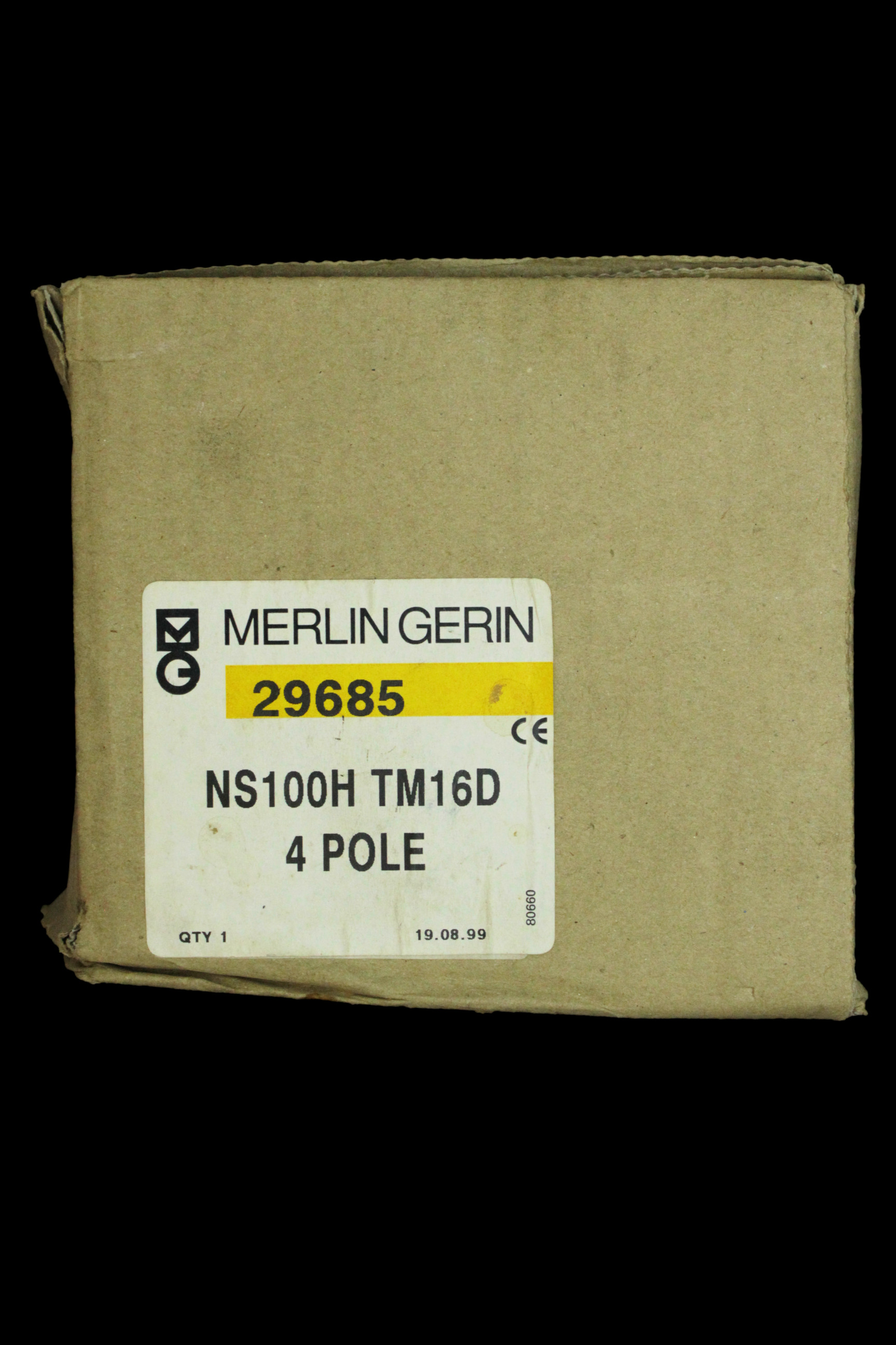 MERLIN GERIN 16 AMP 70kA FOUR POLE MCCB TM16D NS100H 29685