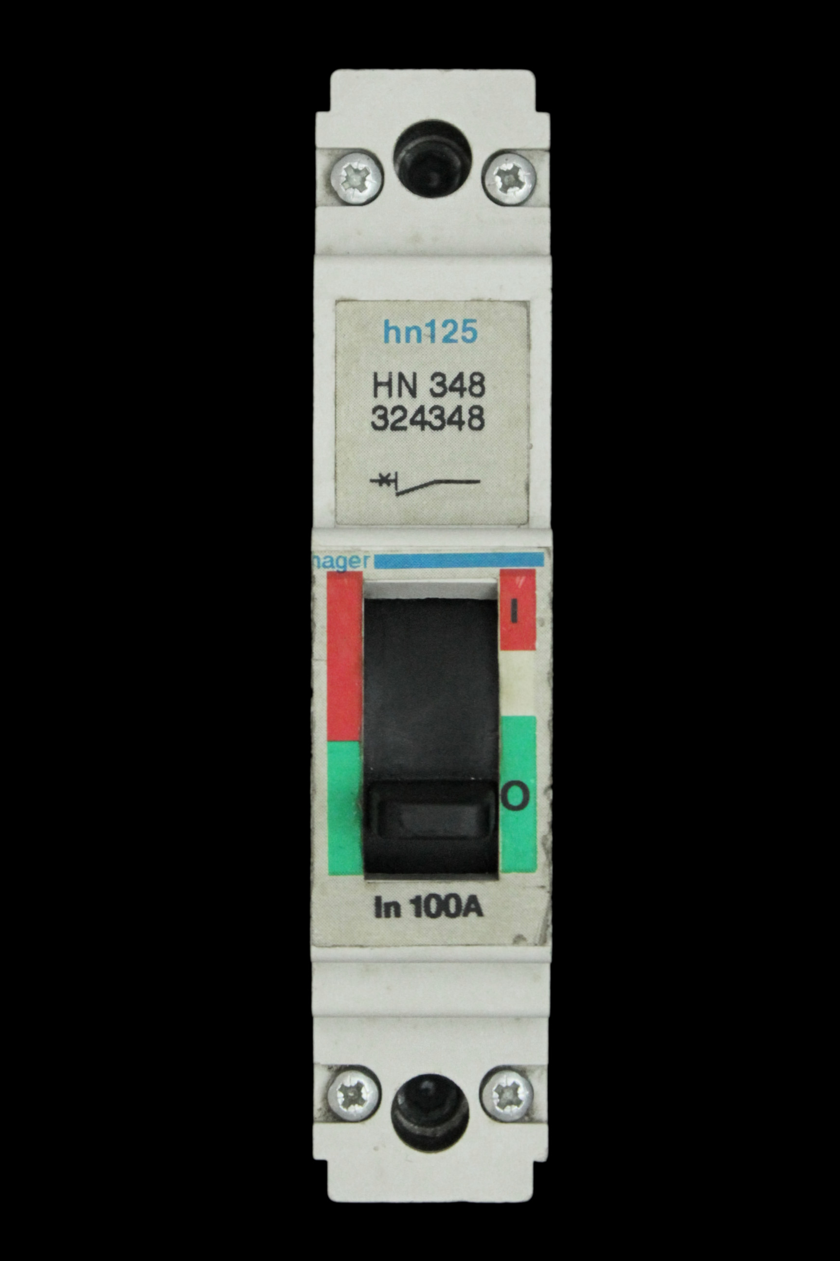 HAGER 100 AMP 16kA MCCB HN125 HN348 324348