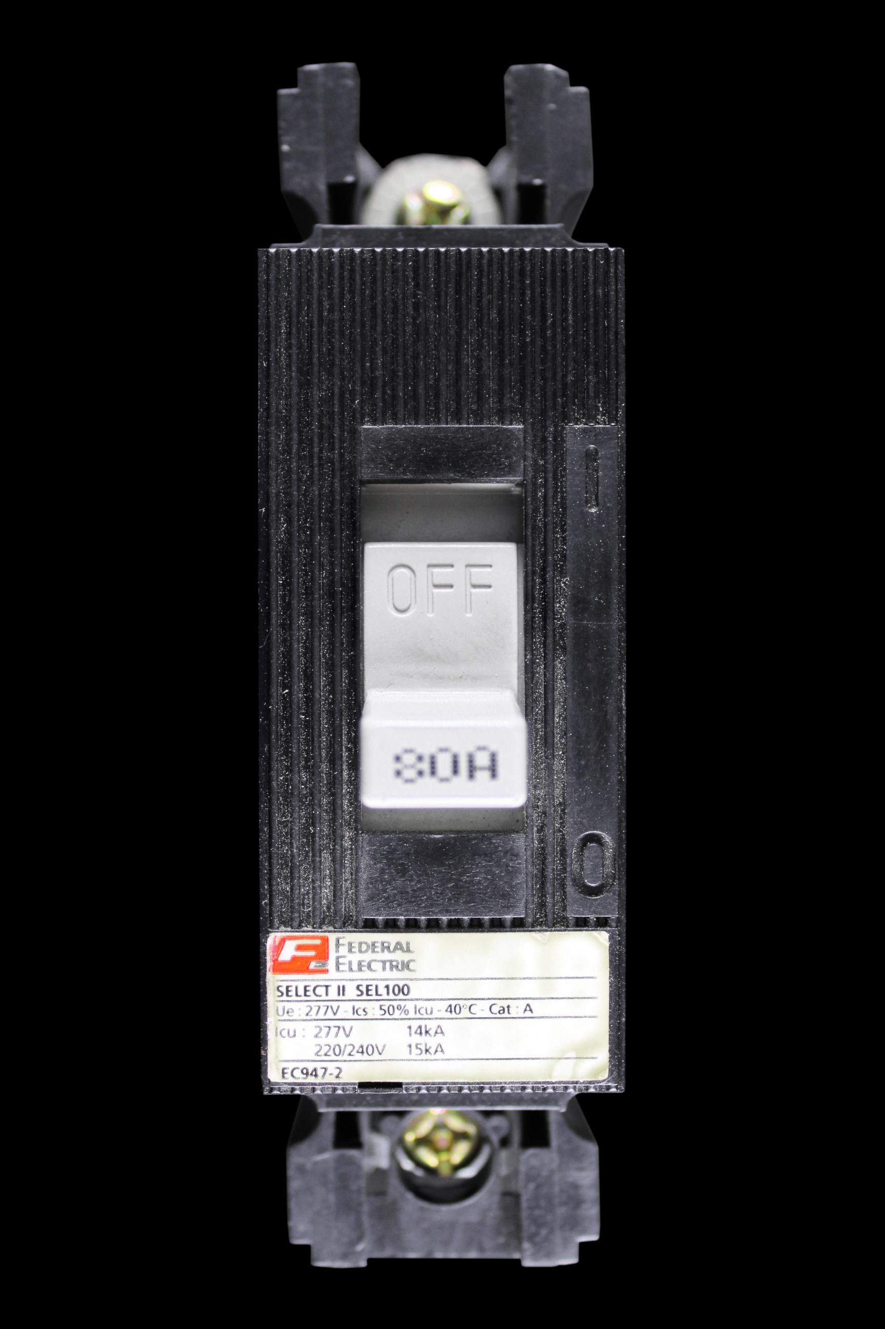 FEDERAL 80 AMP 15kA MCCB SELECT II SEL100