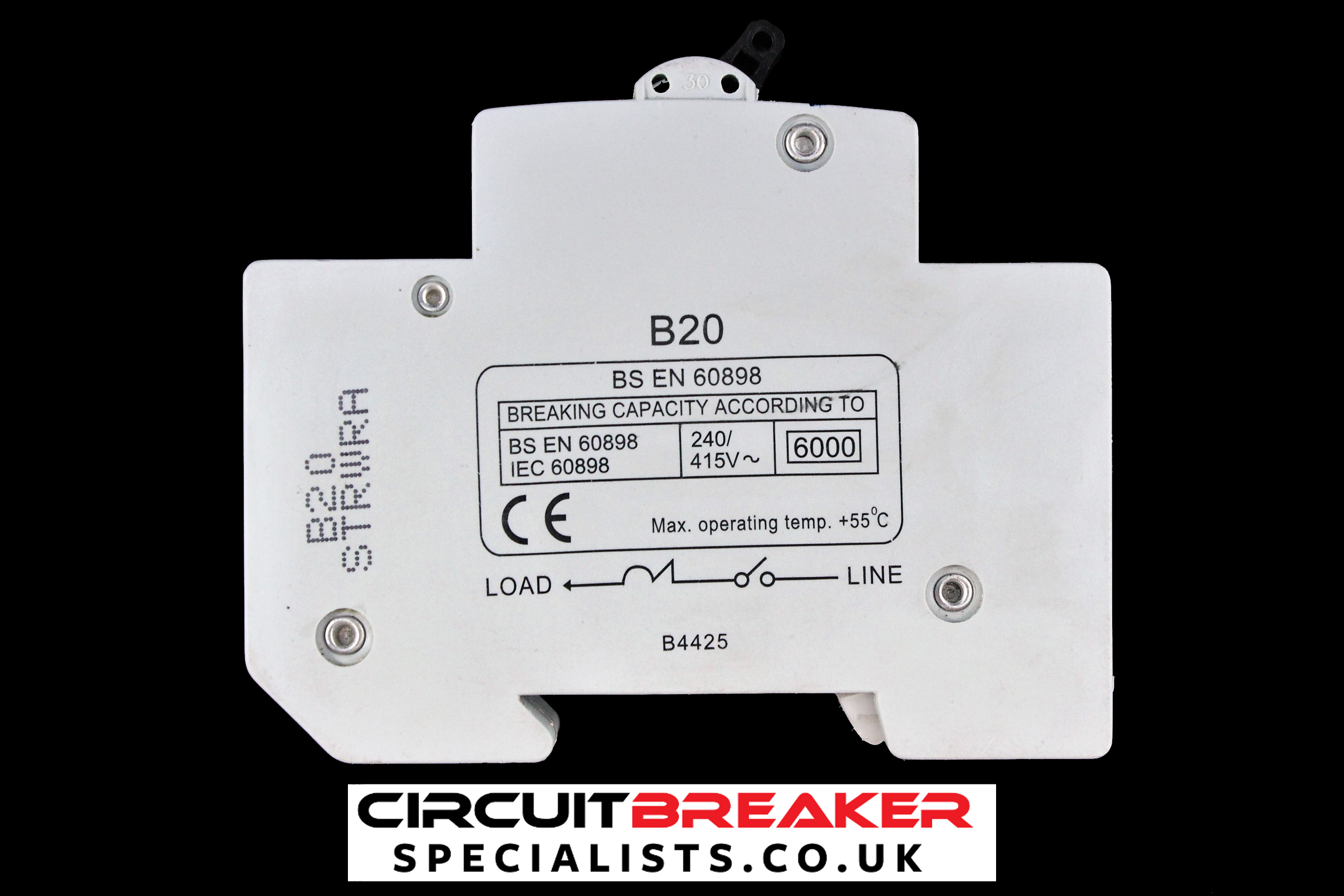 VOLEX B 20 MCB 6kA CIRCUIT BREAKER VB20 WC