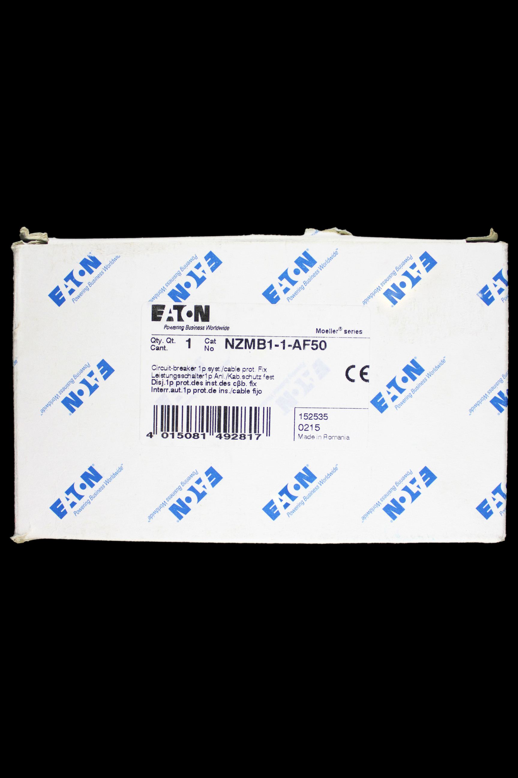 EATON 50 AMP 25kA MCCB NZMB1-1-AF50