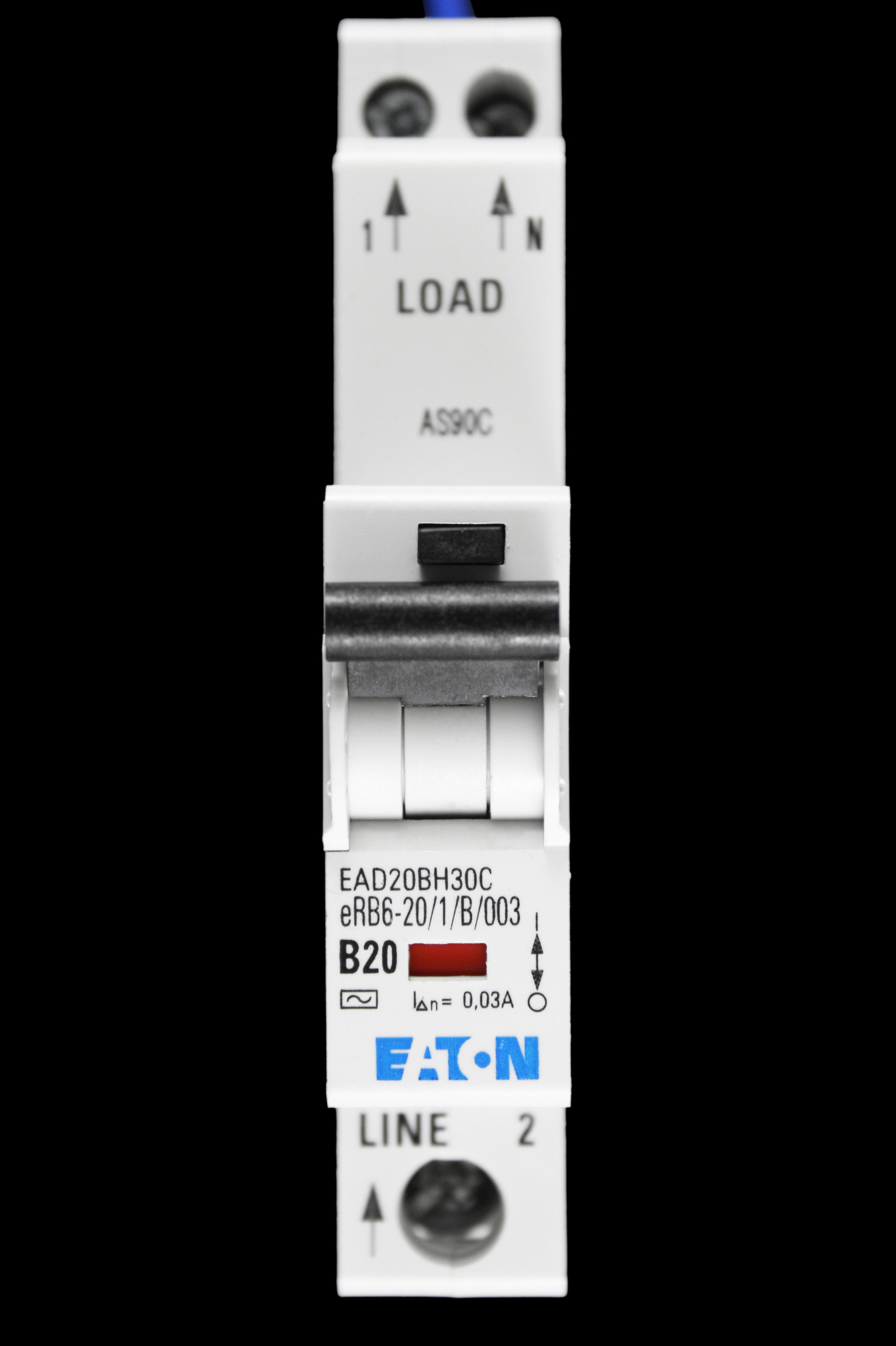 EATON 20 AMP CURVE B 6kA 30mA RCBO TYPE AC EAD20BH30C ERB6-20/1/B/003
