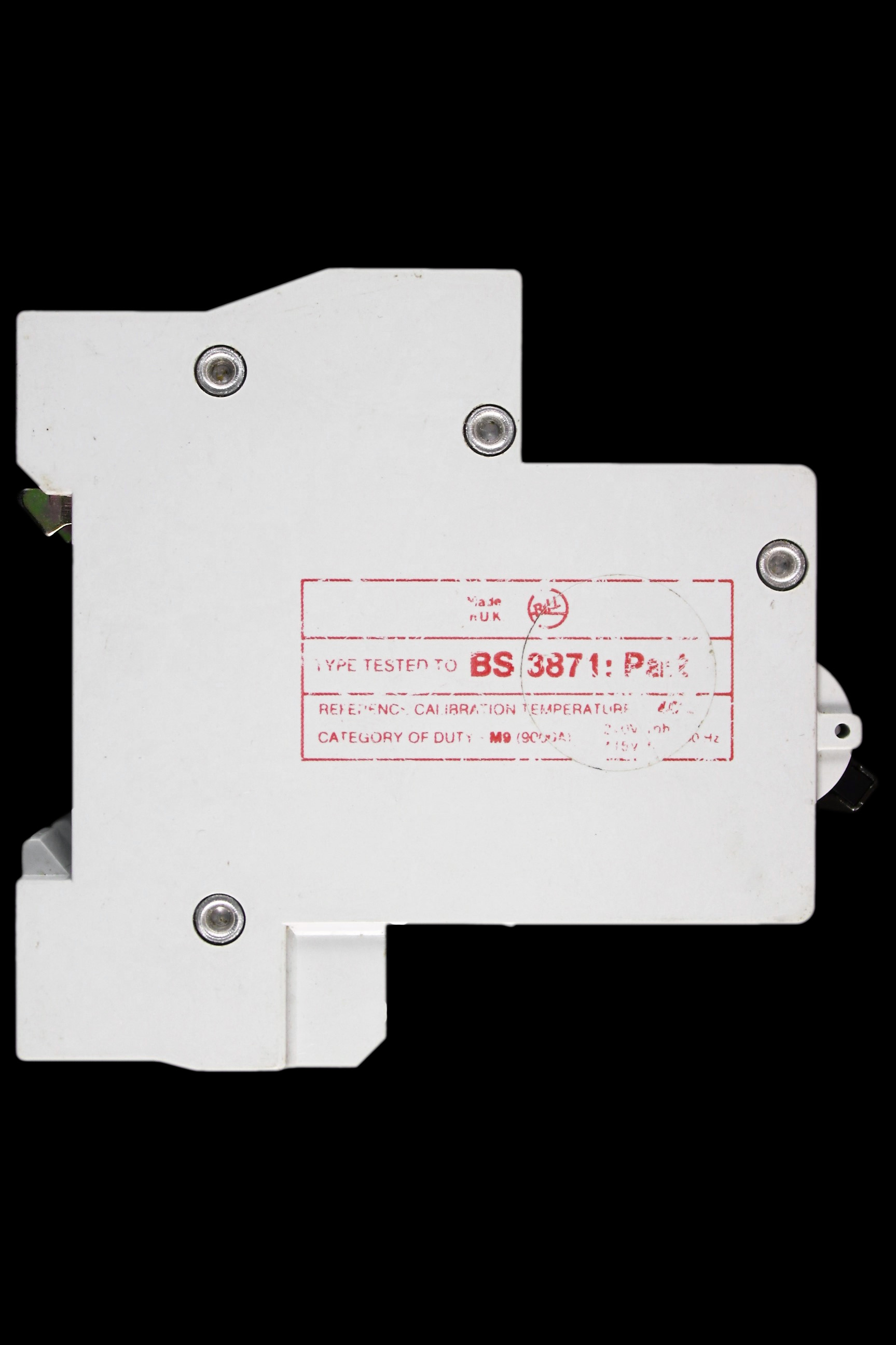 BILL 10 AMP TYPE 3 M9 TRIPLE POLE MCB CIRCUIT BREAKER 3T103 RED