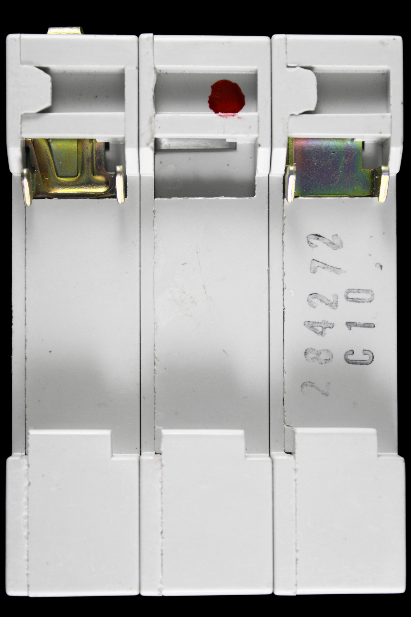 BILL 10 AMP TYPE 3 M9 TRIPLE POLE MCB CIRCUIT BREAKER 3T103 RED