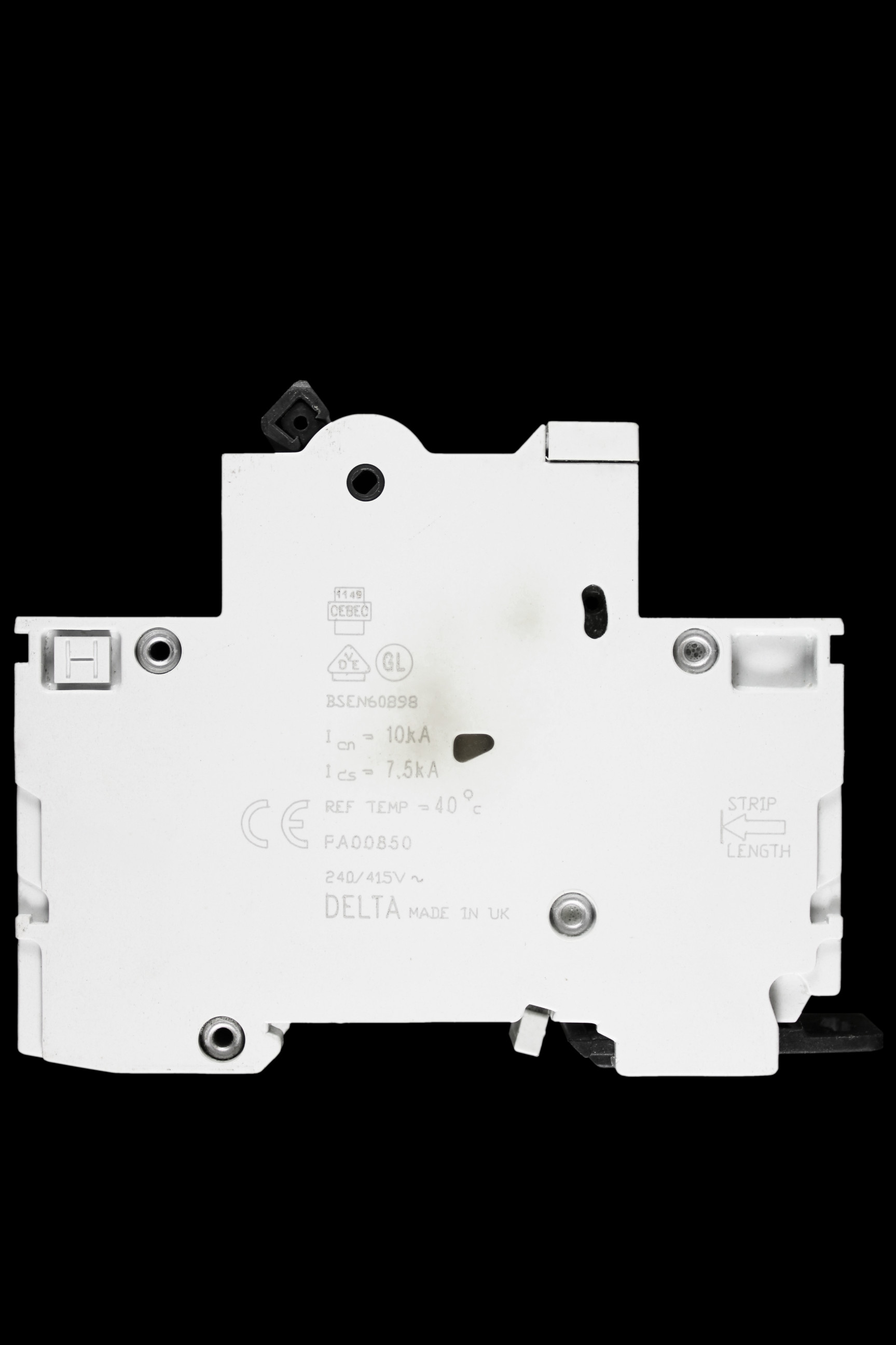 BILL 50 AMP CURVE C 10kA TRIPLE POLE MCB CIRCUIT BREAKER THC503
