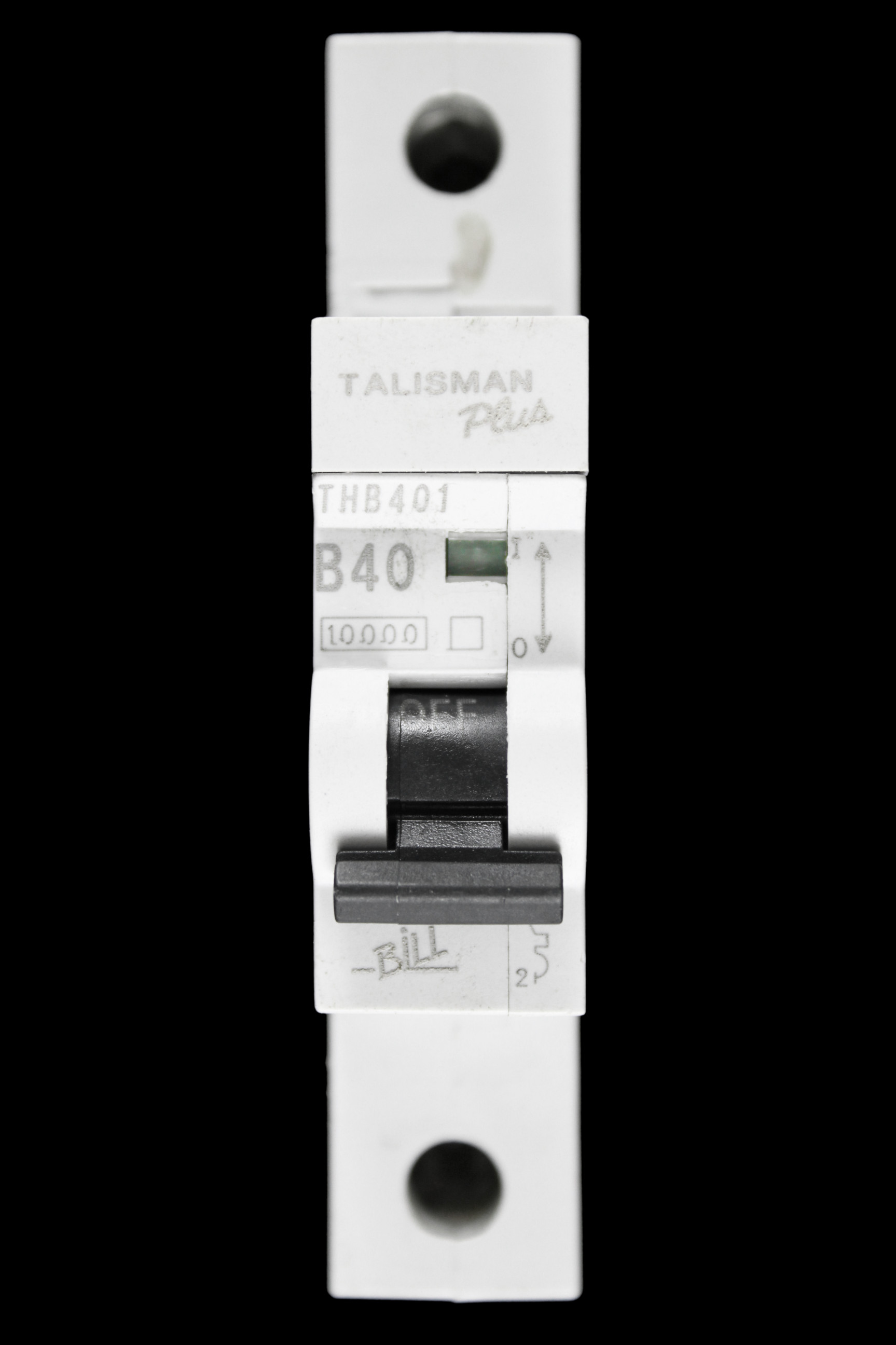 BILL 40 AMP CURVE B 10kA MCB CIRCUIT BREAKER THB401