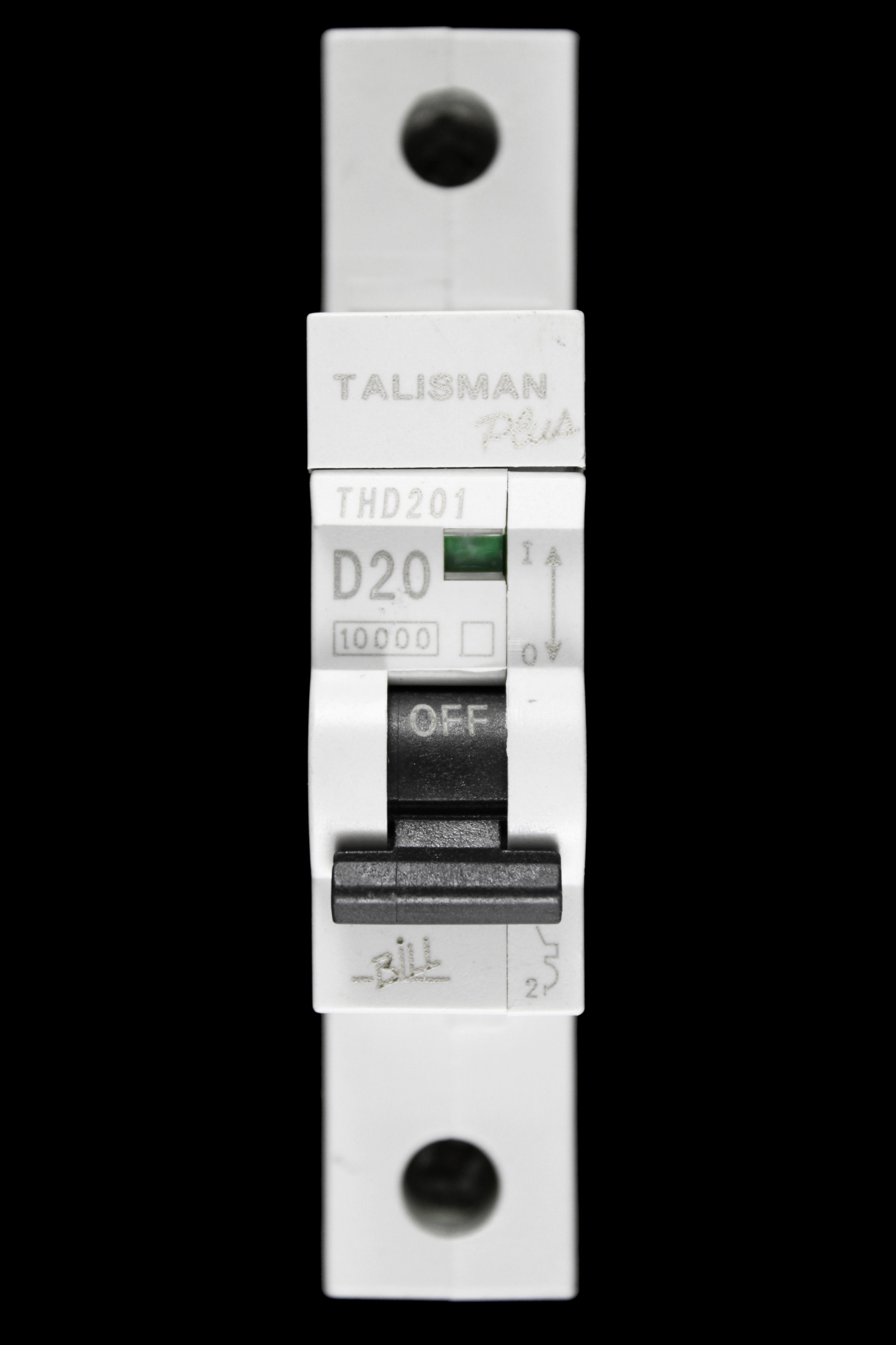 BILL 20 AMP CURVE D 10kA MCB CIRCUIT BREAKER THD201