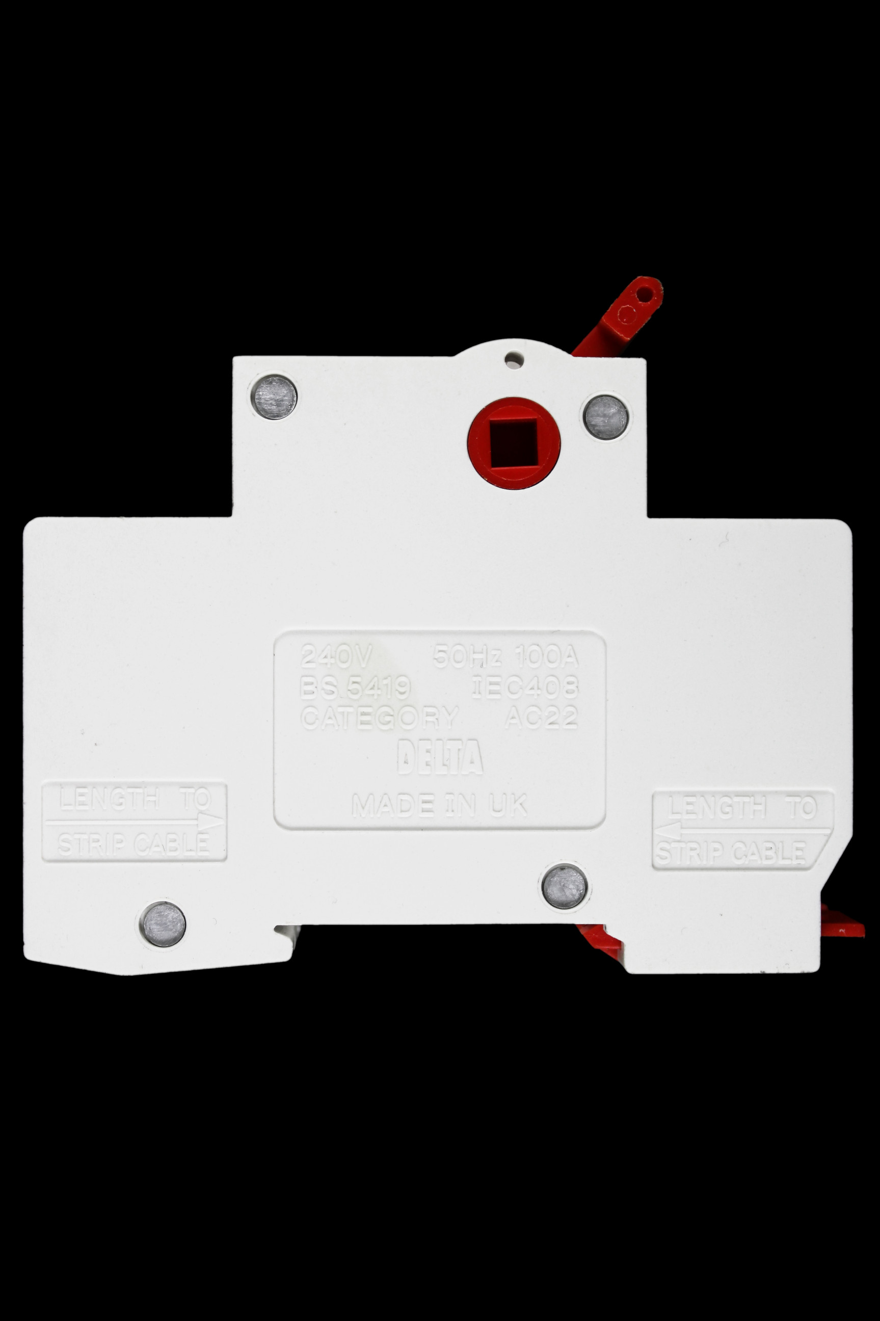 MEM 100 AMP DOUBLE POLE MAIN SWITCH DISCONNECTOR AC22 AD100