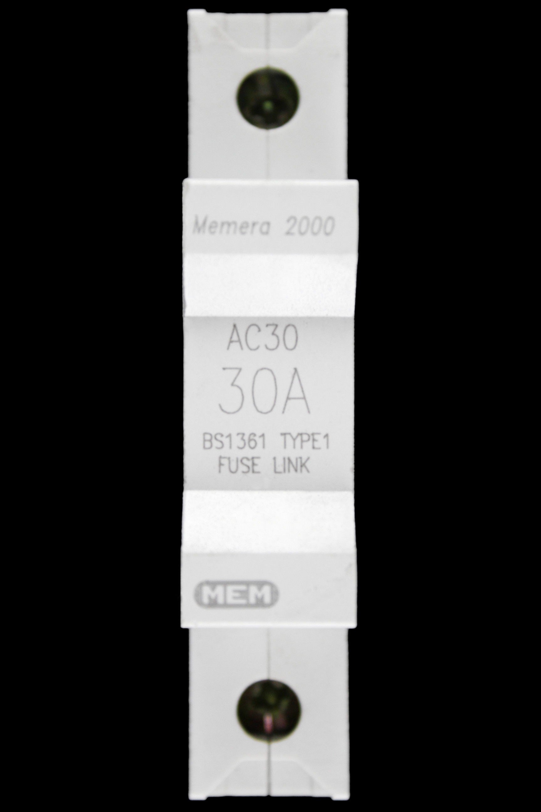 MEM 30 AMP TYPE 1 HRC FUSE LINK HOLDER CARRIER AC30