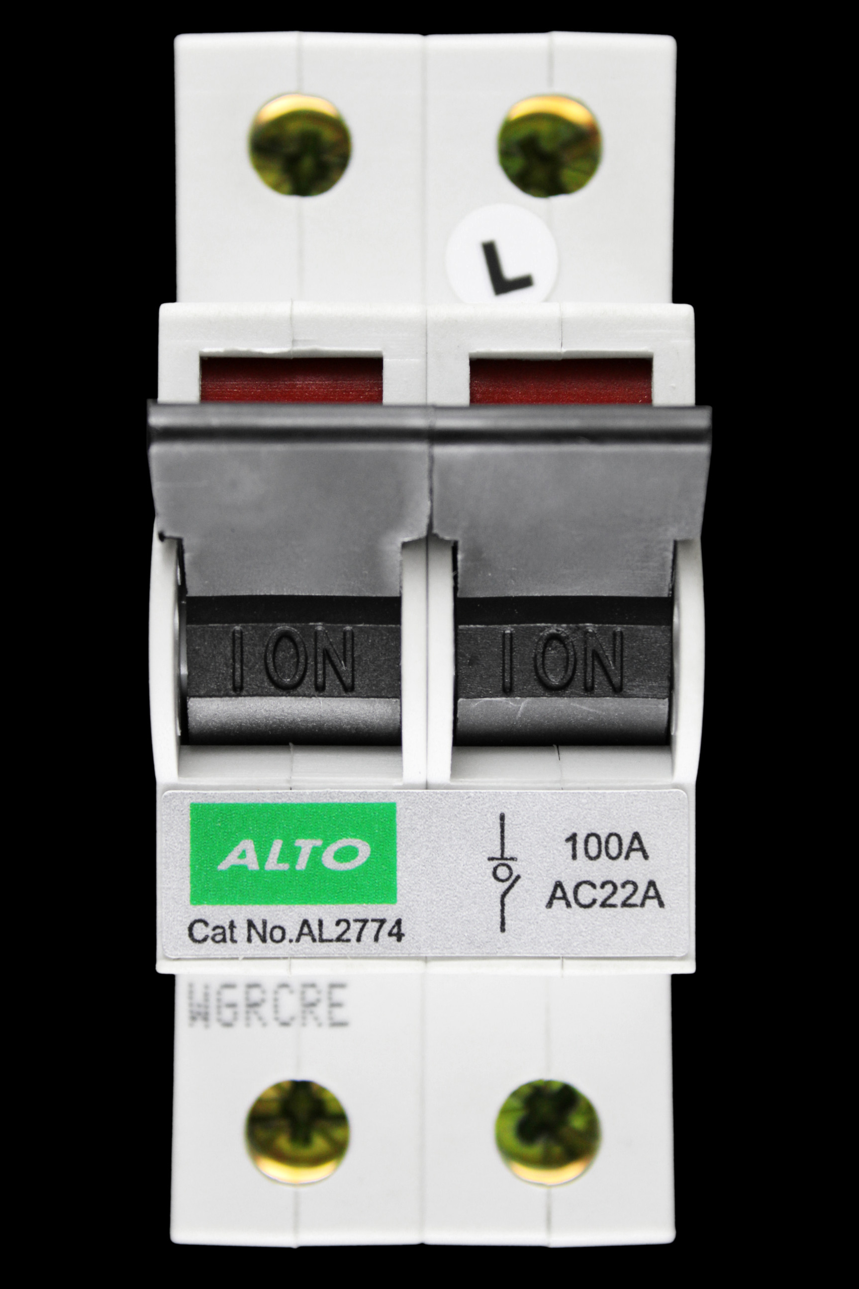 ALTO 100 AMP DOUBLE POLE MAIN SWITCH DISCONNECTOR AC22A AL2774 LR
