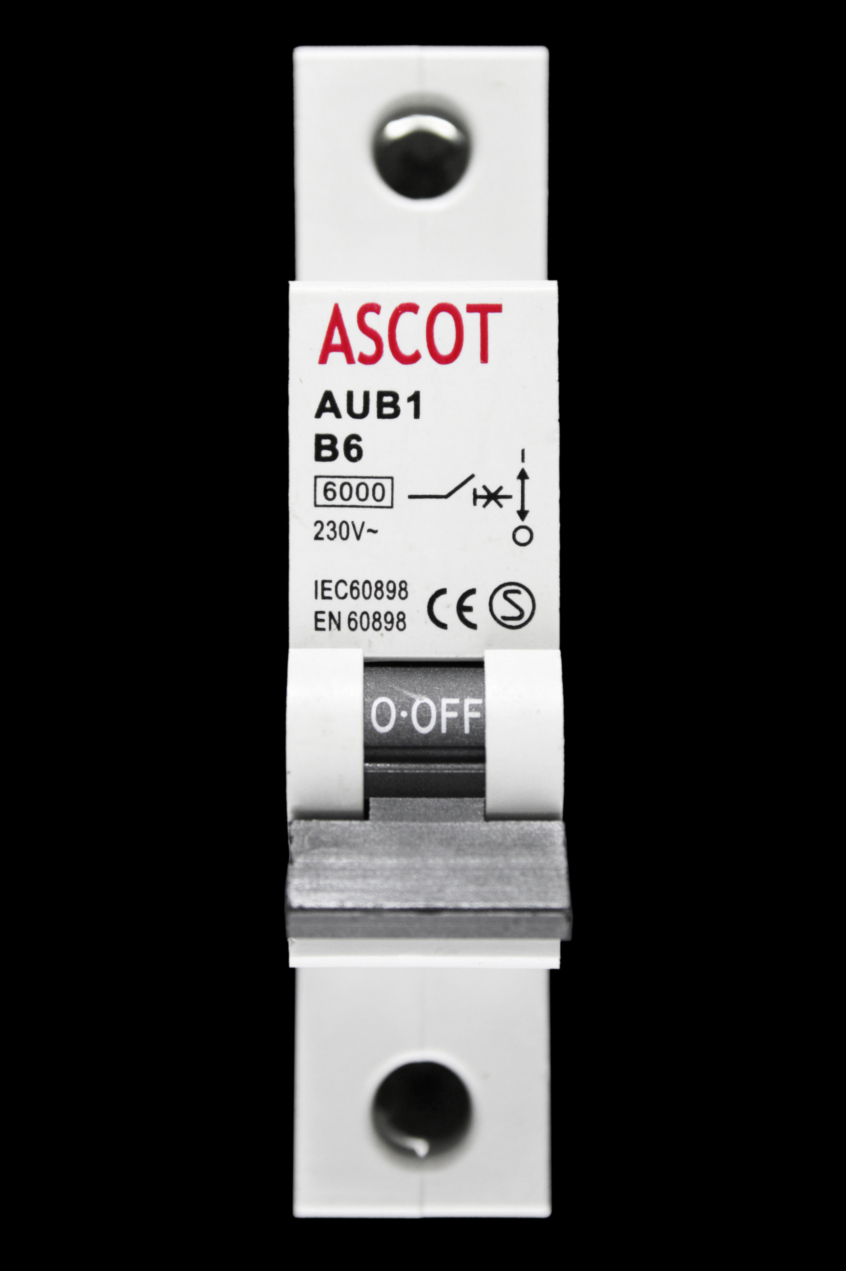 ASCOT B 6 MCB 6kA CIRCUIT BREAKER AUB1 S1