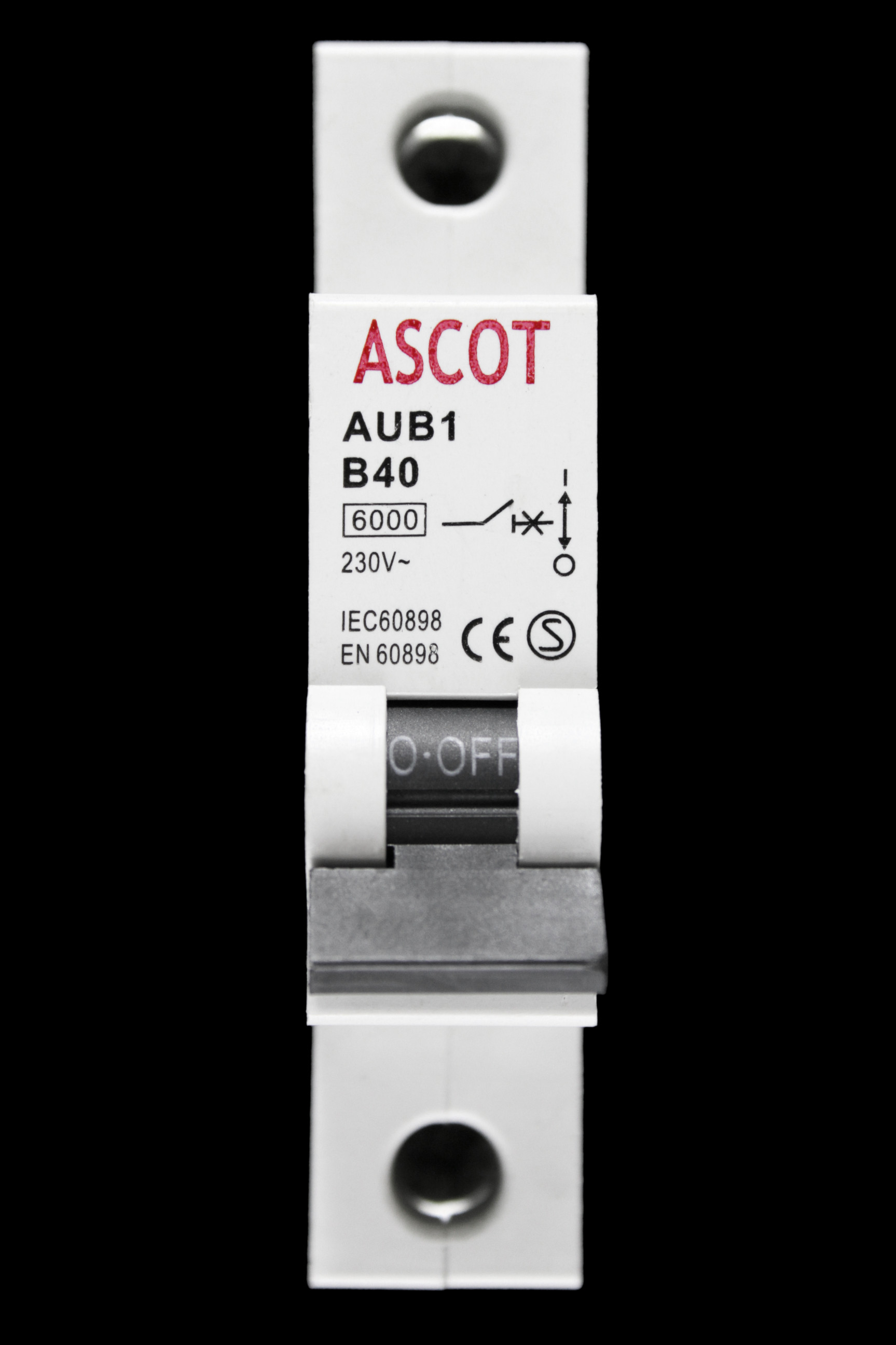 ASCOT B 40 MCB 6kA CIRCUIT BREAKER AUB1 S1