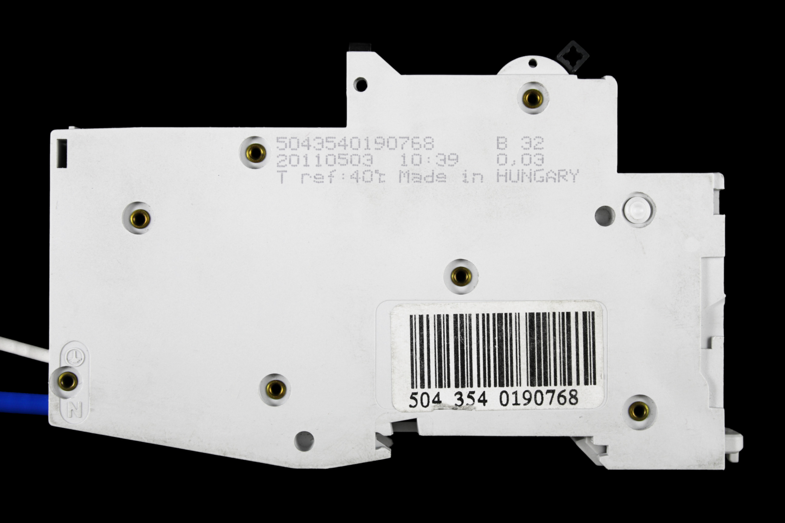 SQUARE D 32 AMP CURVE B 6kA 30mA RCBO TYPE A DOM32B6R30
