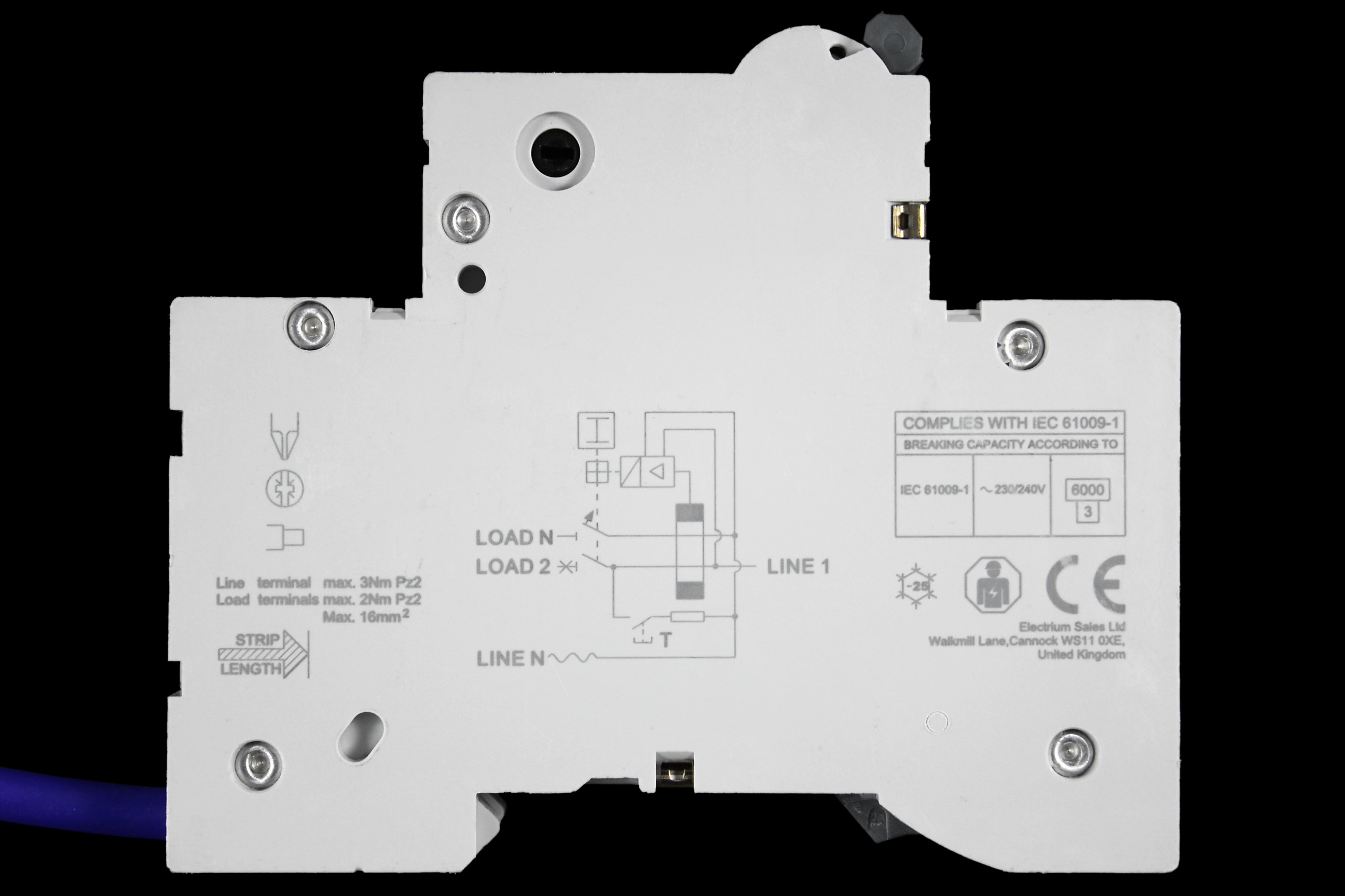 WYLEX 32 AMP CURVE B 6kA 30mA RCBO TYPE A NHXS1B32
