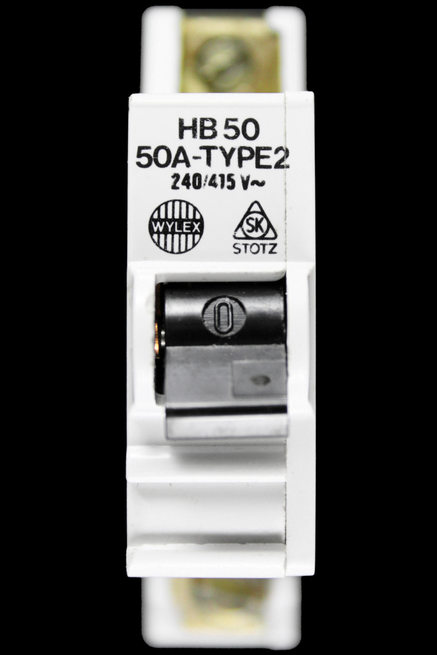 WYLEX 50 AMP TYPE 2 M9 MCB CIRUCIT BREAKER HB50 STOTZ