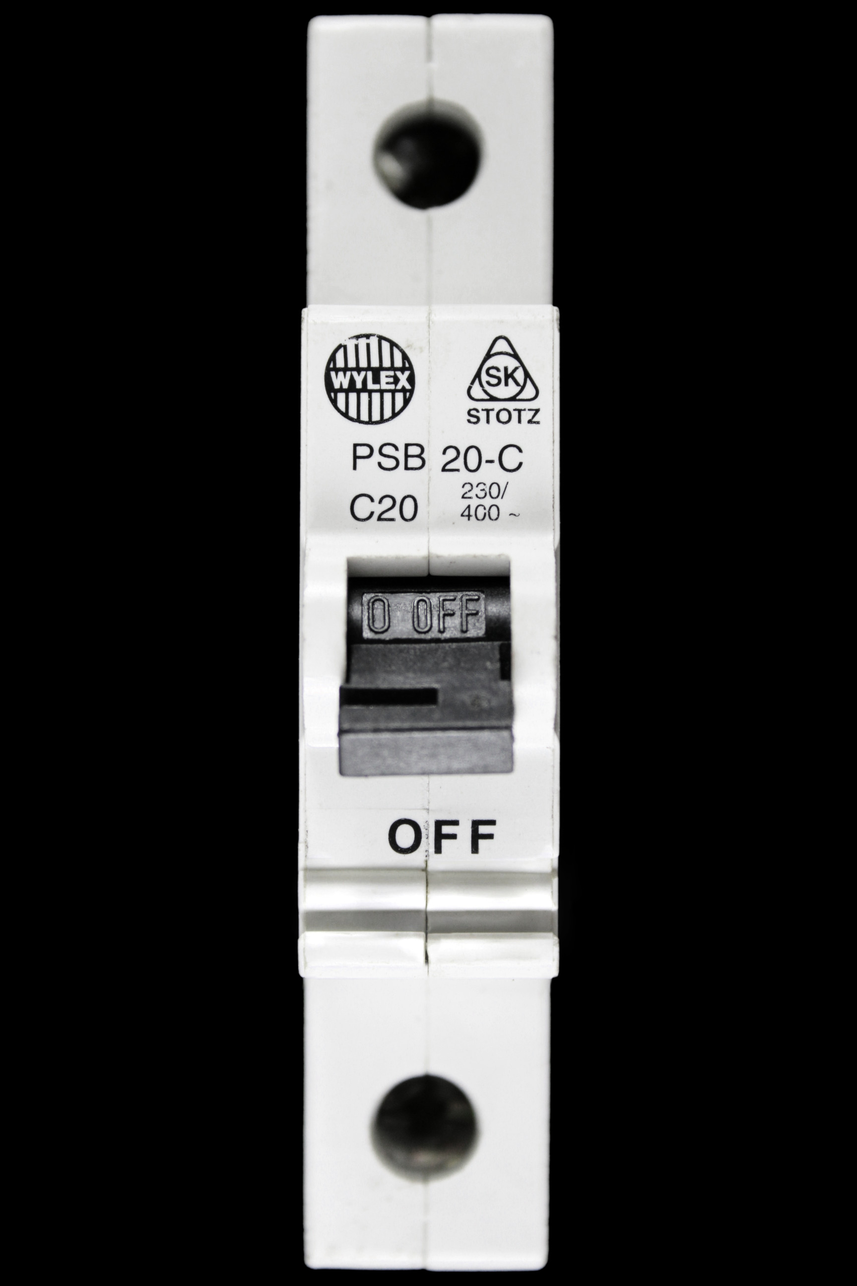 WYLEX 20 AMP CURVE C 10kA MCB CIRCUIT BREAKER PSB20-C STOTZ