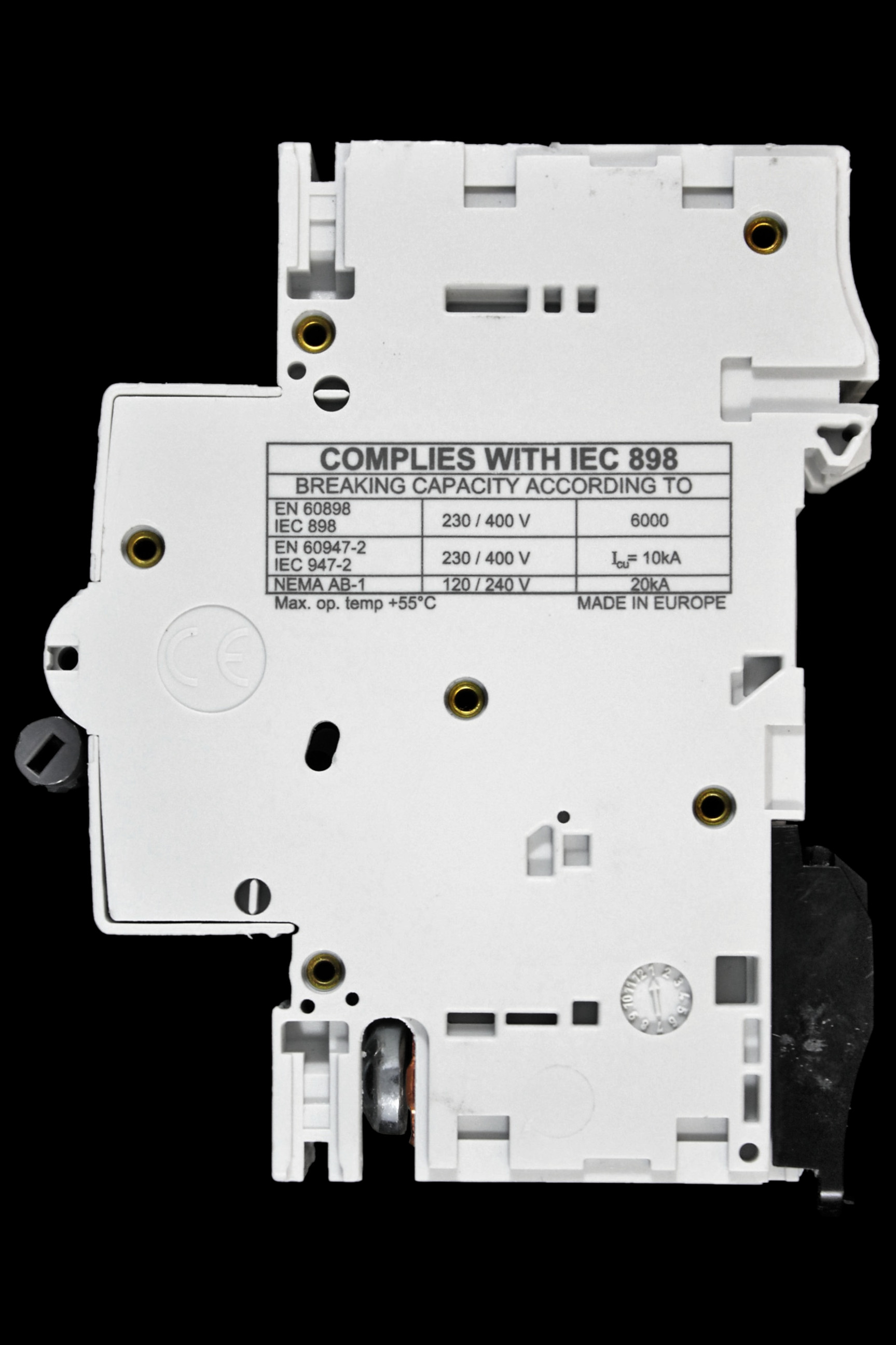 WYLEX 10 AMP CURVE C 6kA MCB CIRCUIT BREAKER NSB10-C BC